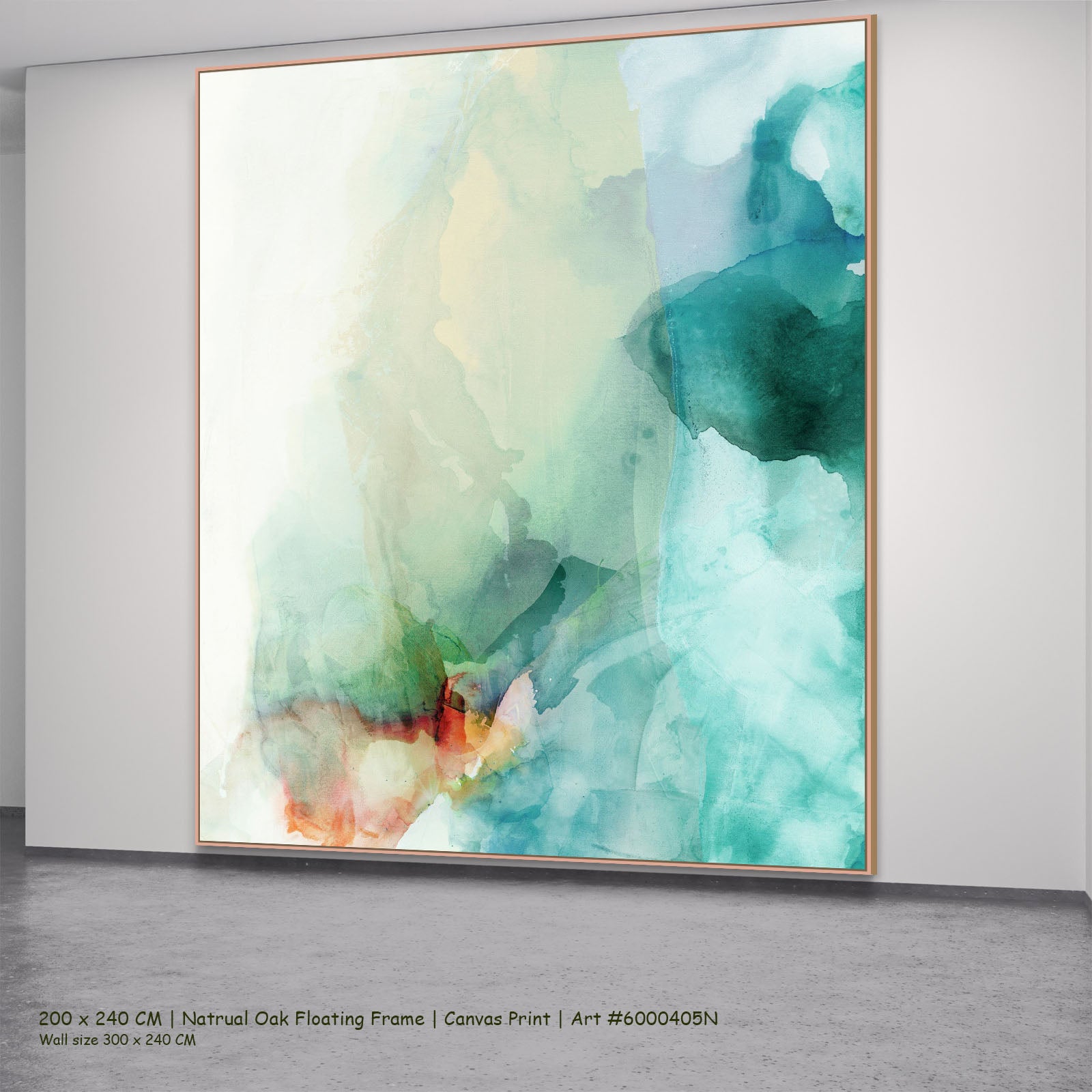 1003188N — natural oak mockup, large canvas print