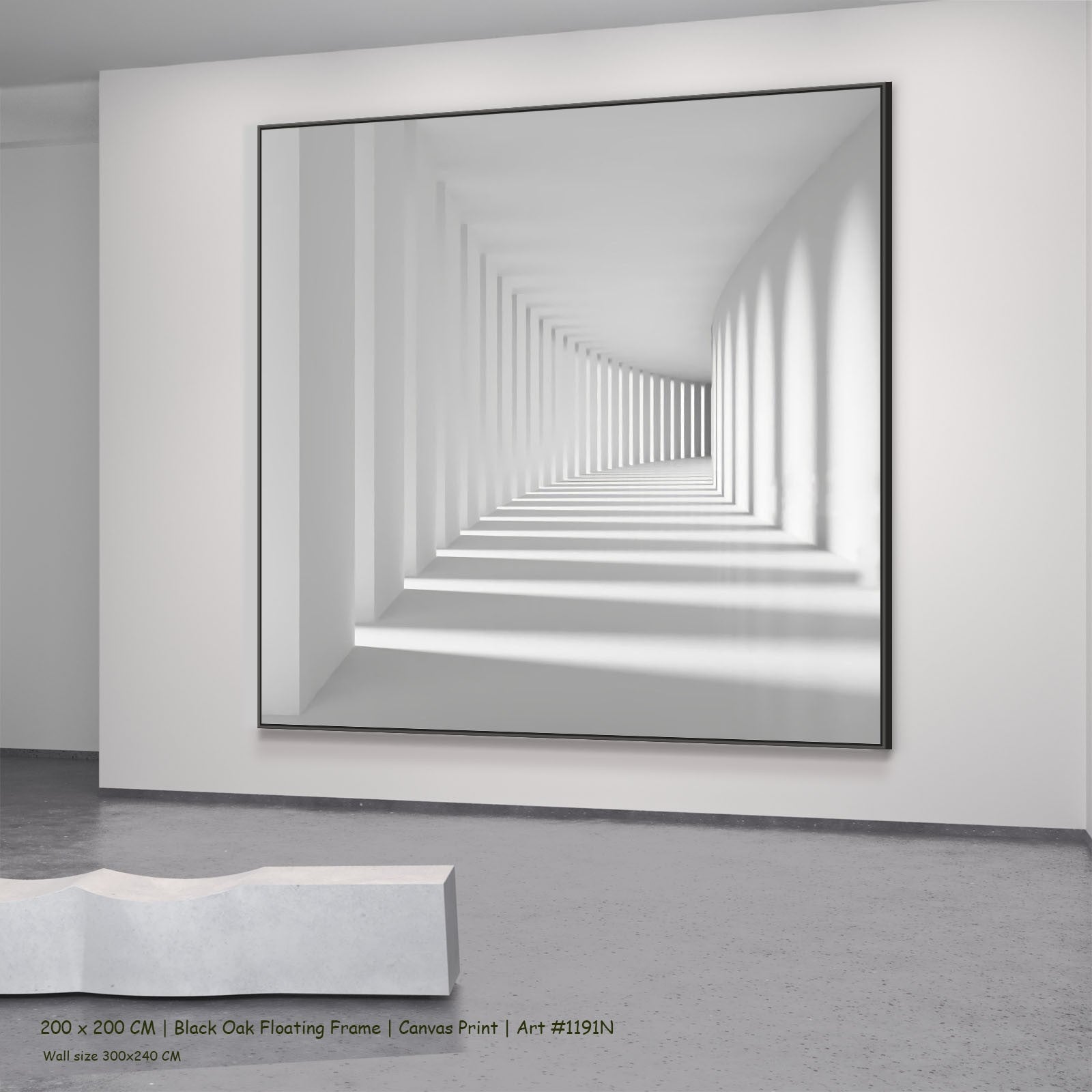 1191N - 1191N_200x200_black_oak_floating_frame_3