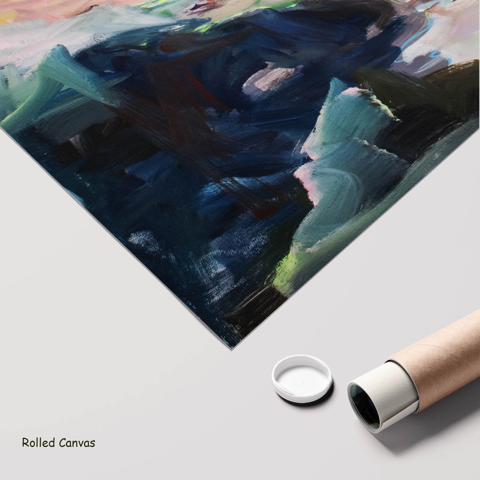 The Life I Planned Extra Large Modern art as a rolled canvas print