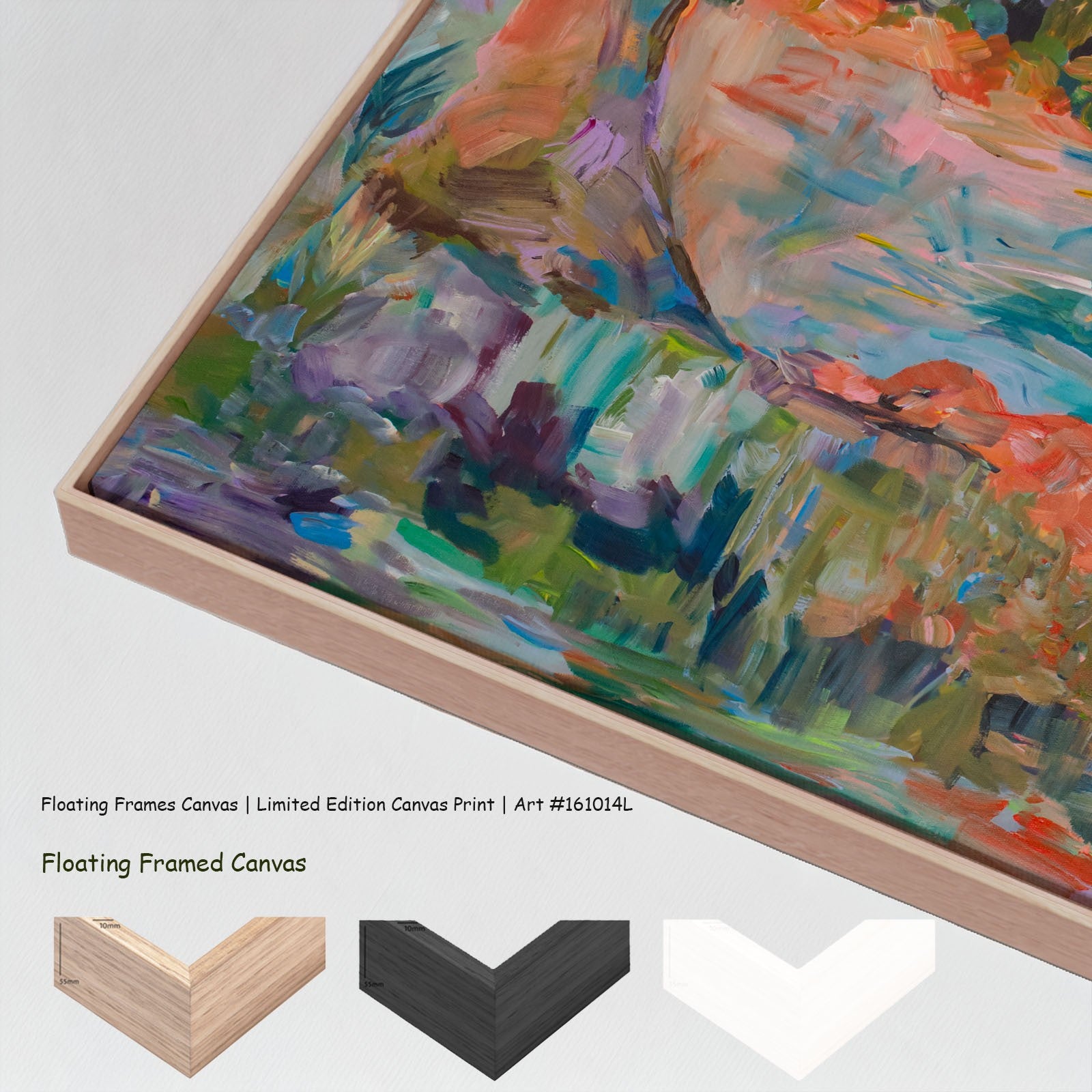 Cost of Becoming Extra Large canvas wall art with floating frame options