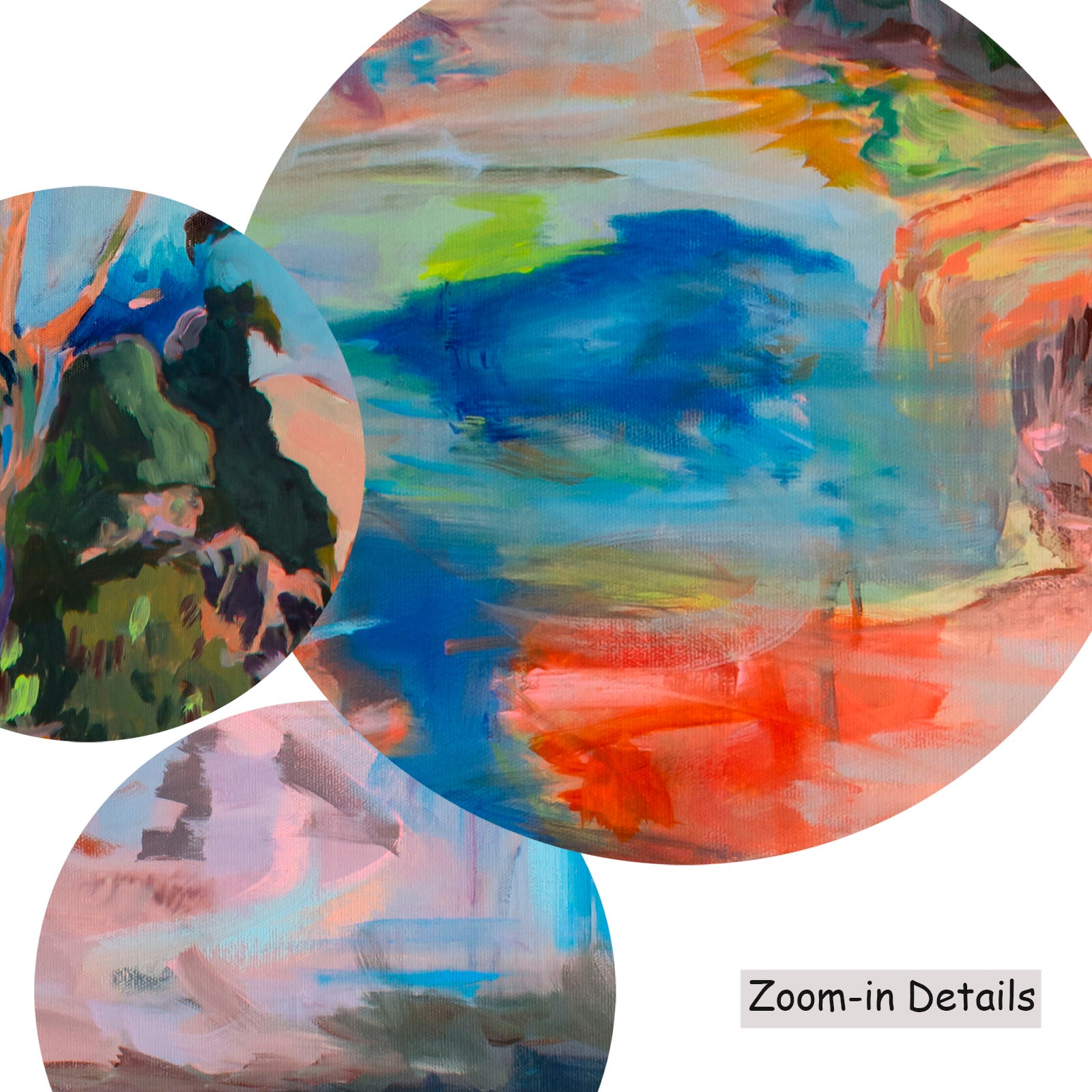 Whole canvas — close-up of brushwork texture and surface