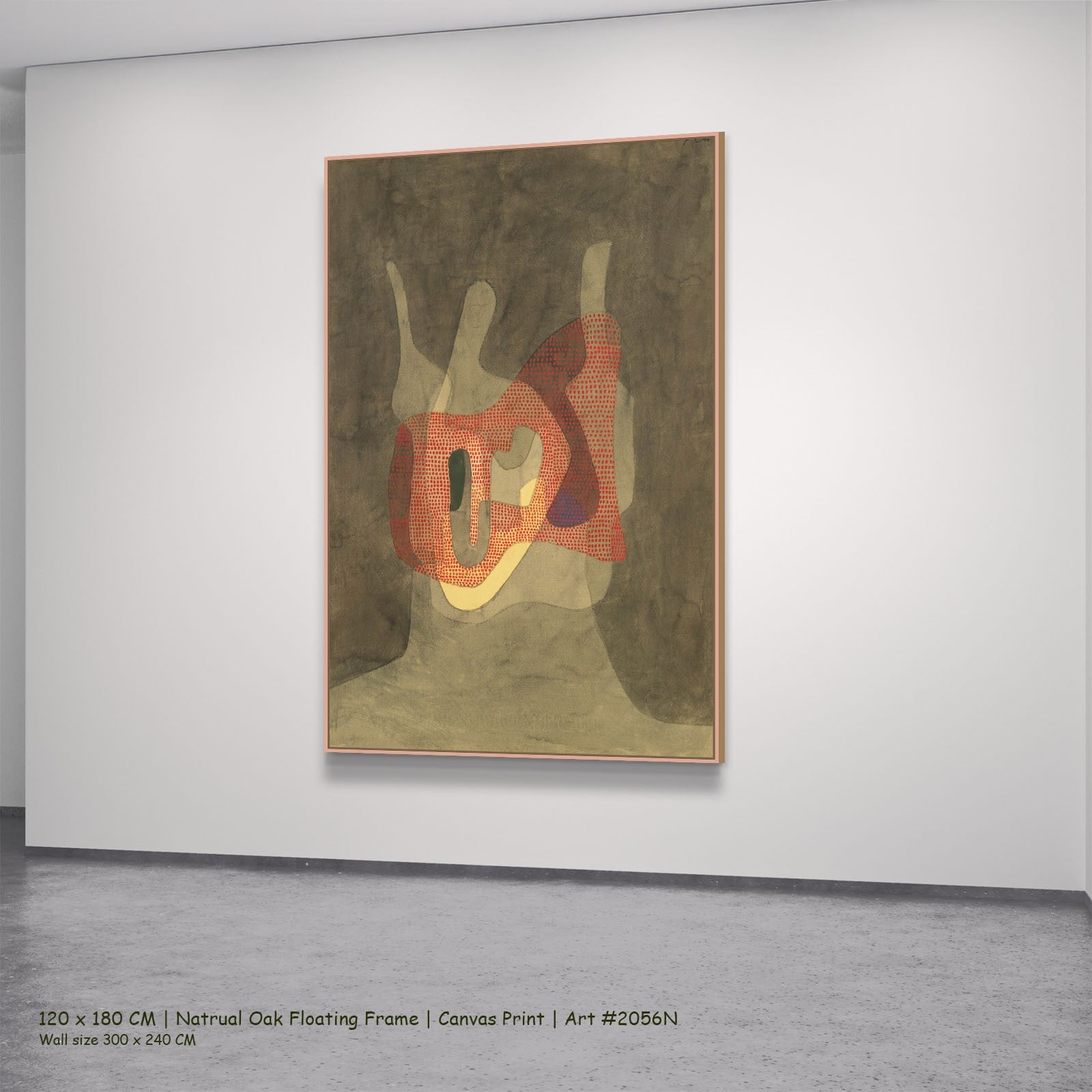 2056N - 2056N_120x180_natrual_oak_floating_frame_2