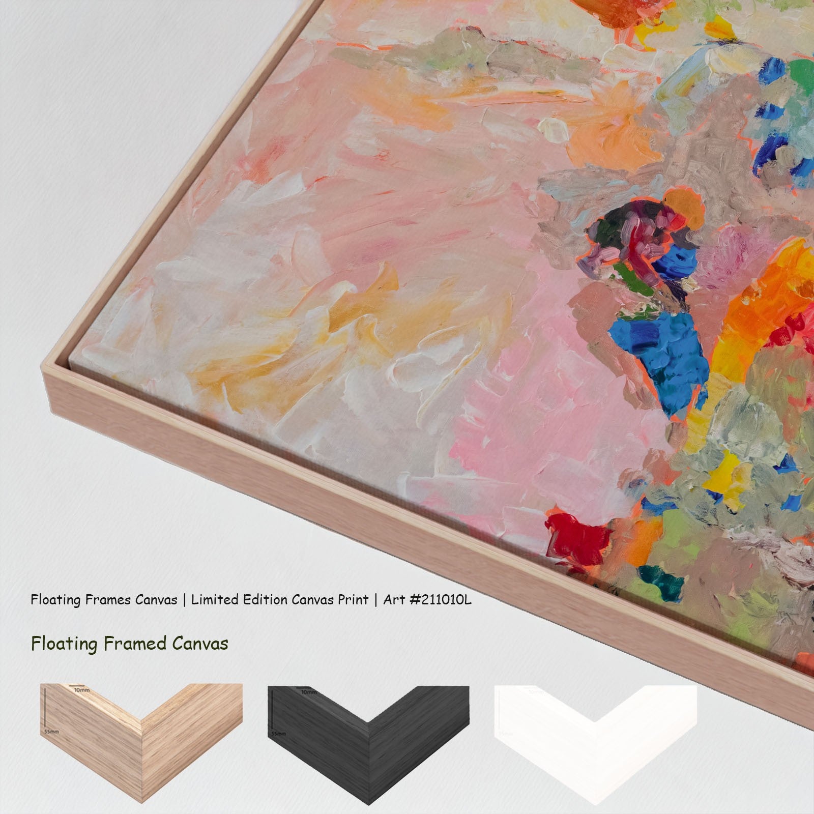 Far from Home Extra Large canvas wall art with floating frame options