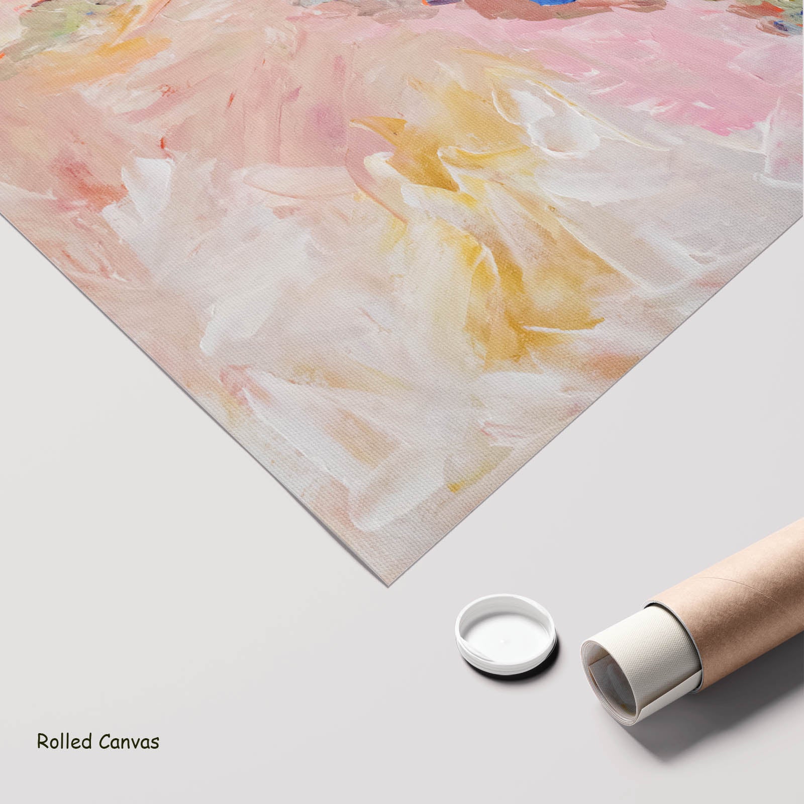 Far from Home Extra Large Abstract art as a rolled canvas print