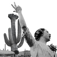 Freedom of Speech — Black & White Photography canvas wall art