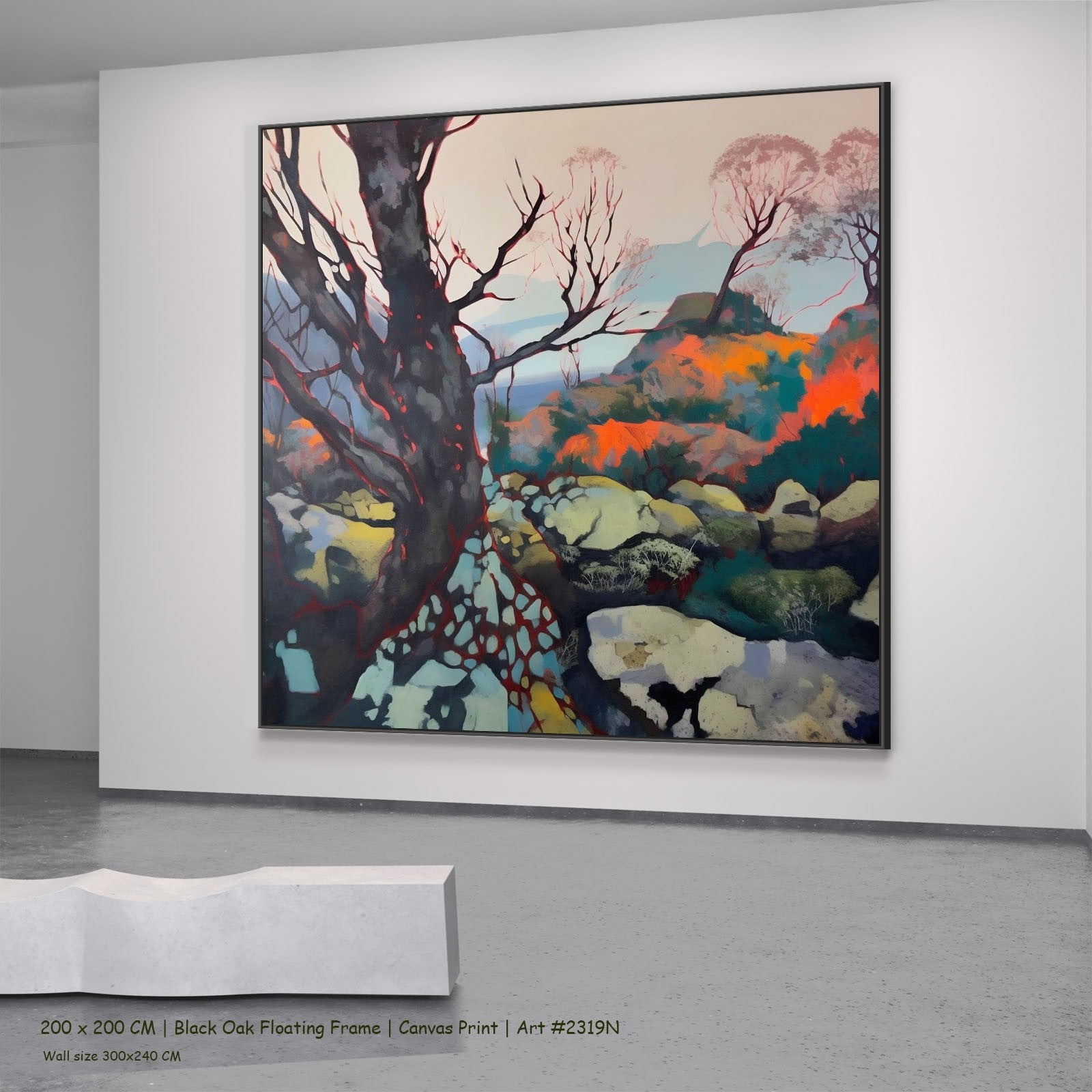 2319N - 2319N_200x200_black_oak_floating_frame_3