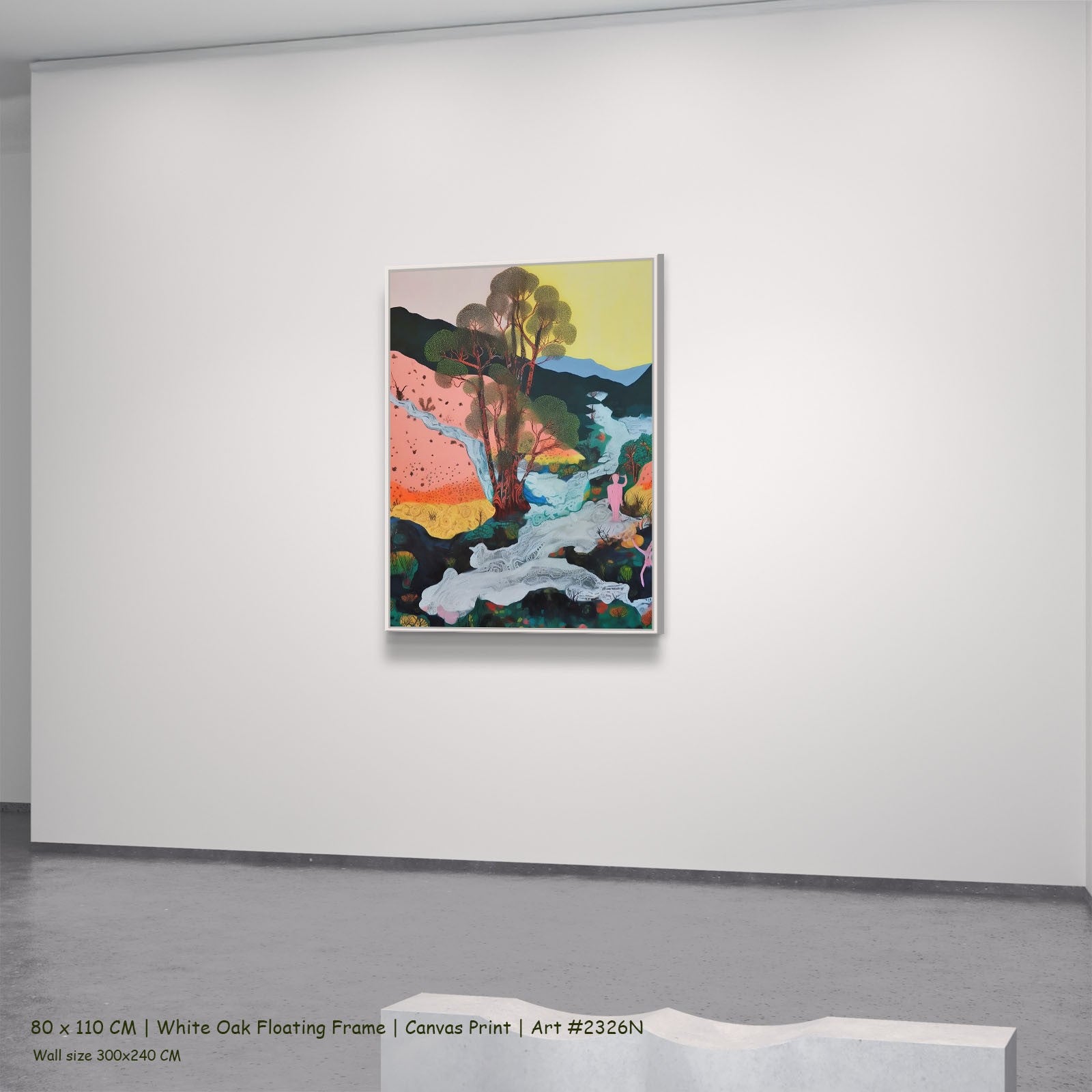2326N - 2326N_80x110_white_oak_floating_frame_1