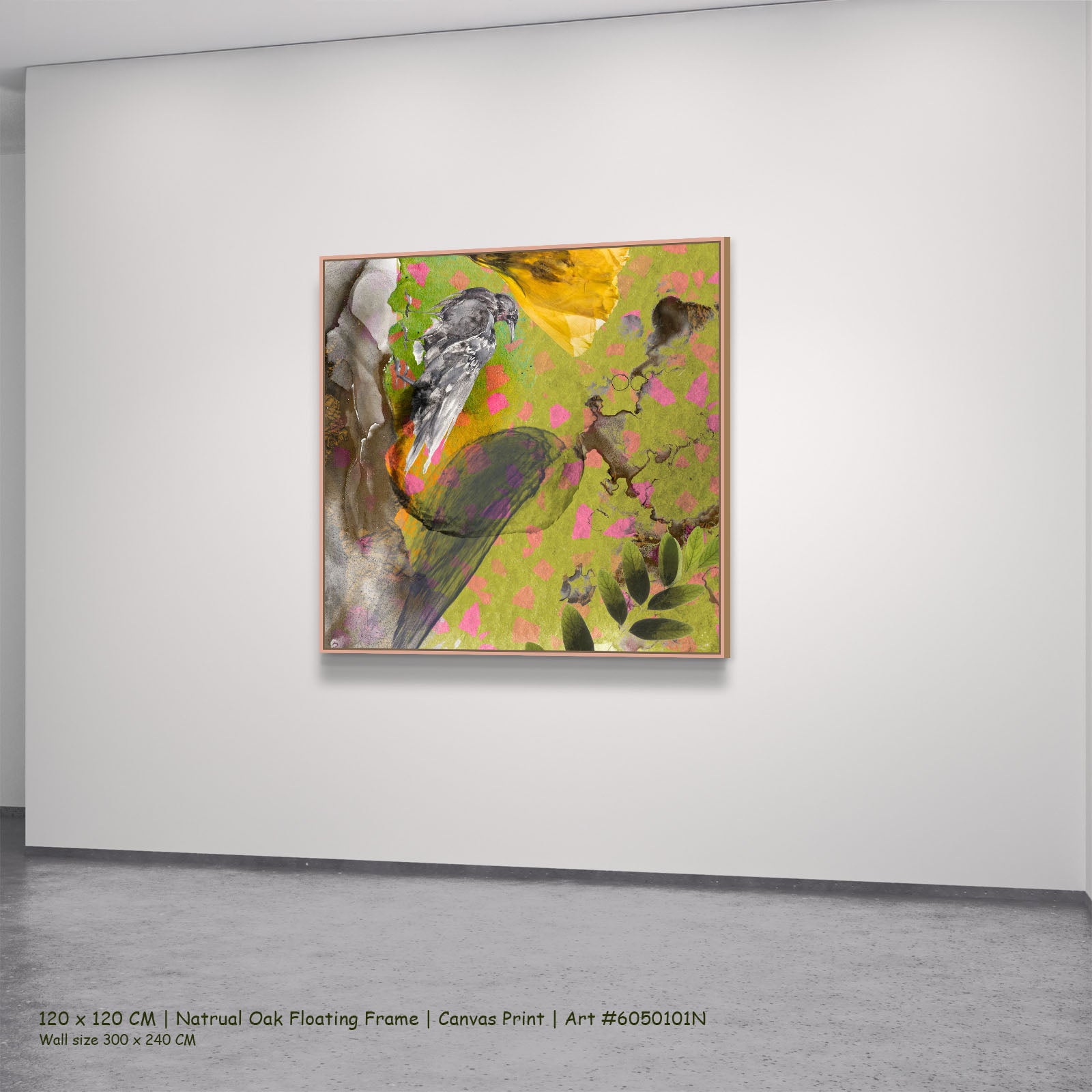 2501224N — natural oak mockup, large canvas print
