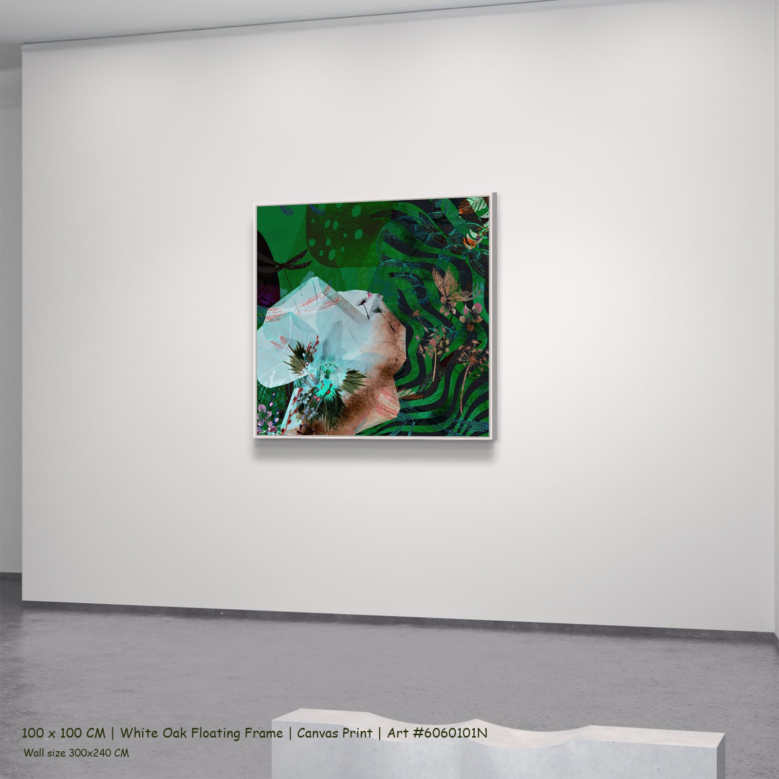 2501225N — white oak mockup, large canvas print