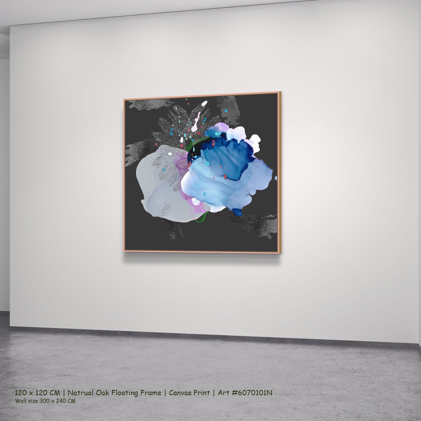 2501226N — natural oak mockup, large canvas print