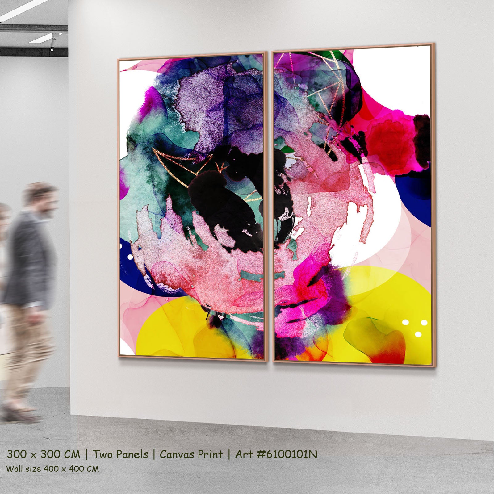 2501229N — 2-panel mockup, large canvas print
