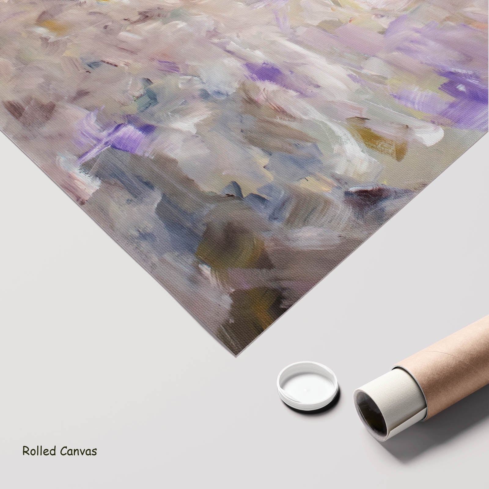 Accidental Knowing Oversized Modern art as a rolled canvas print