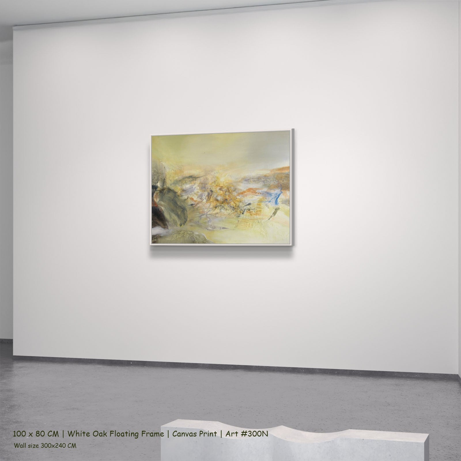 300N - 300N_100x80_white_oak_floating_frame_1