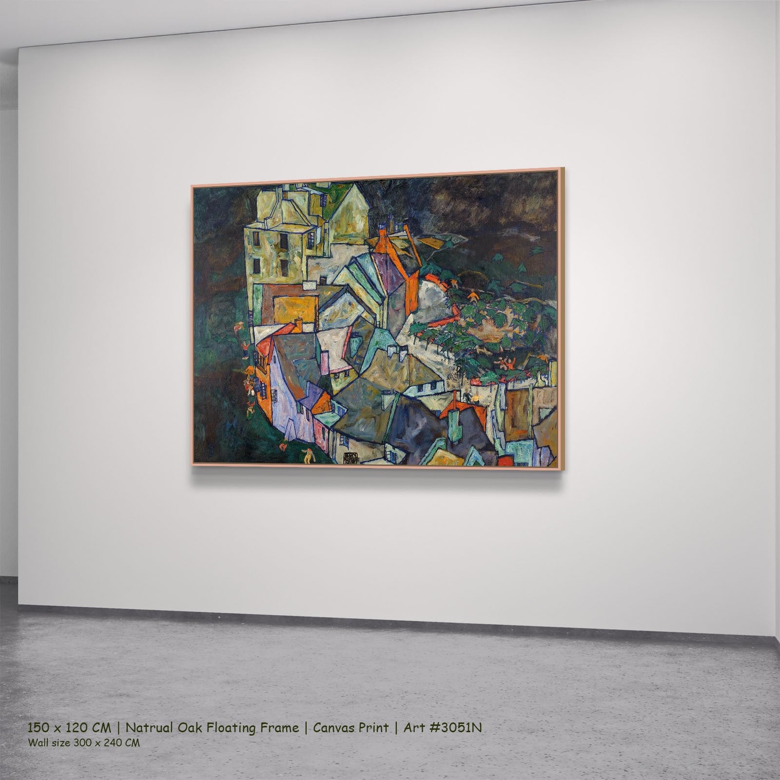 3051N - 3051N_150x120_natrual_oak_floating_frame_2