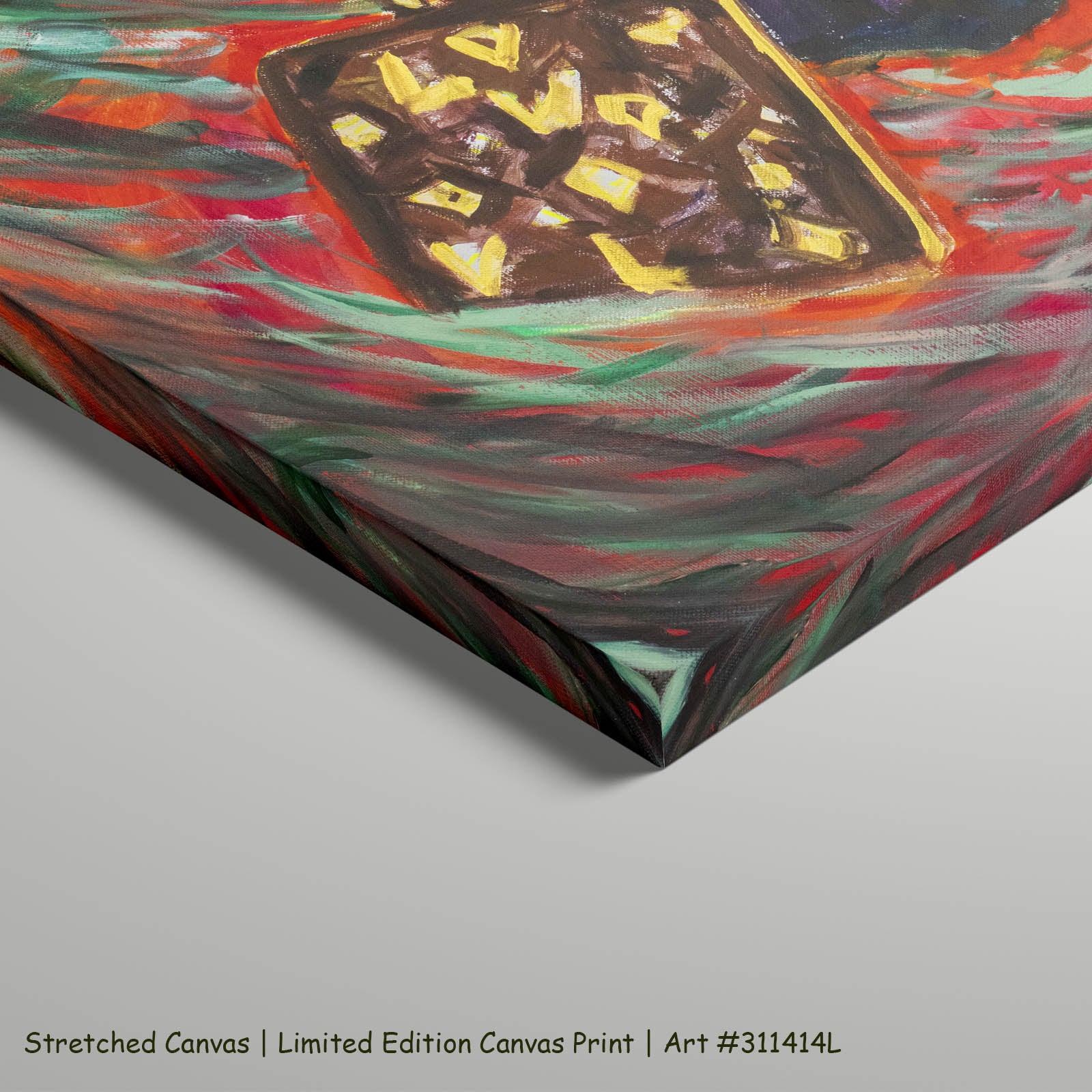 Drowning Dishonesty Large Contemporary art on stretched canvas
