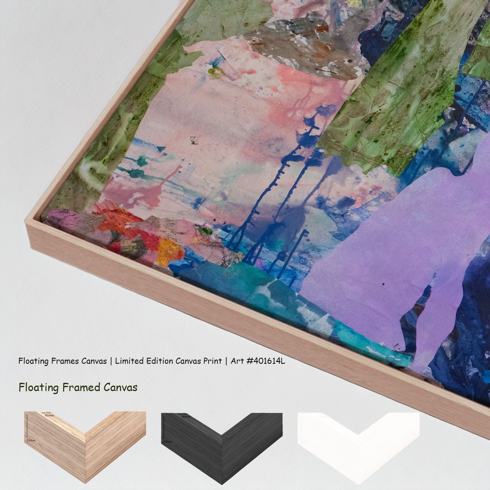 The Search Oversized canvas wall art with floating frame options