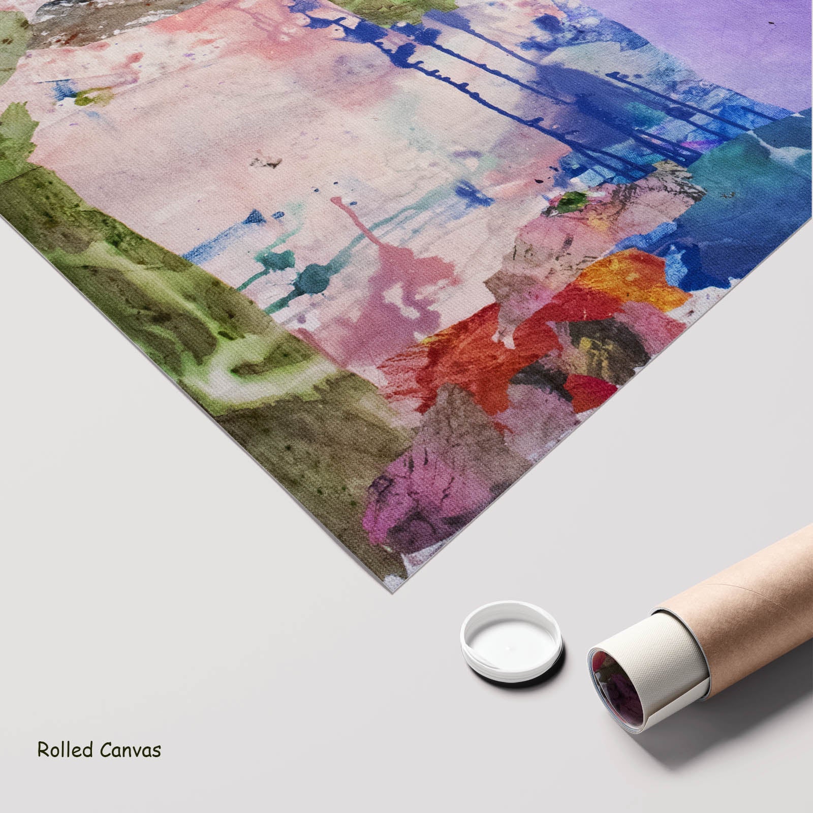 The Search Oversized Contemporary art as a rolled canvas print