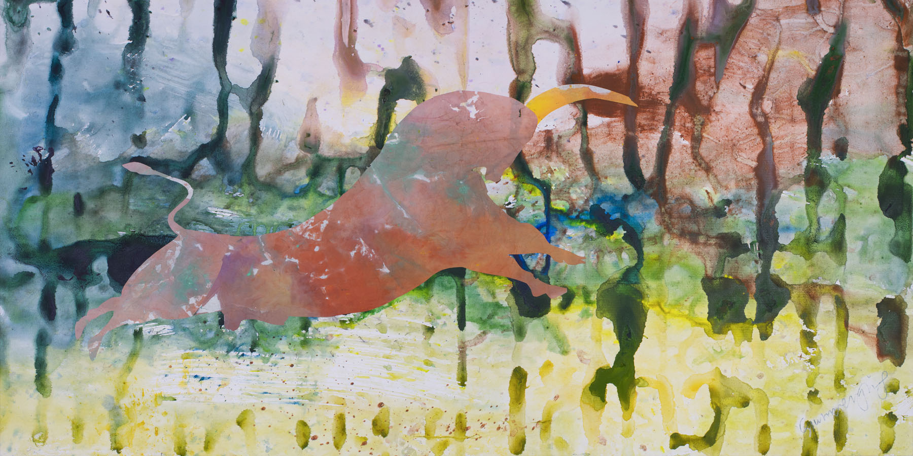 Unbreakable — Large Scale Abstract Landscape canvas wall art by Summer Jiang