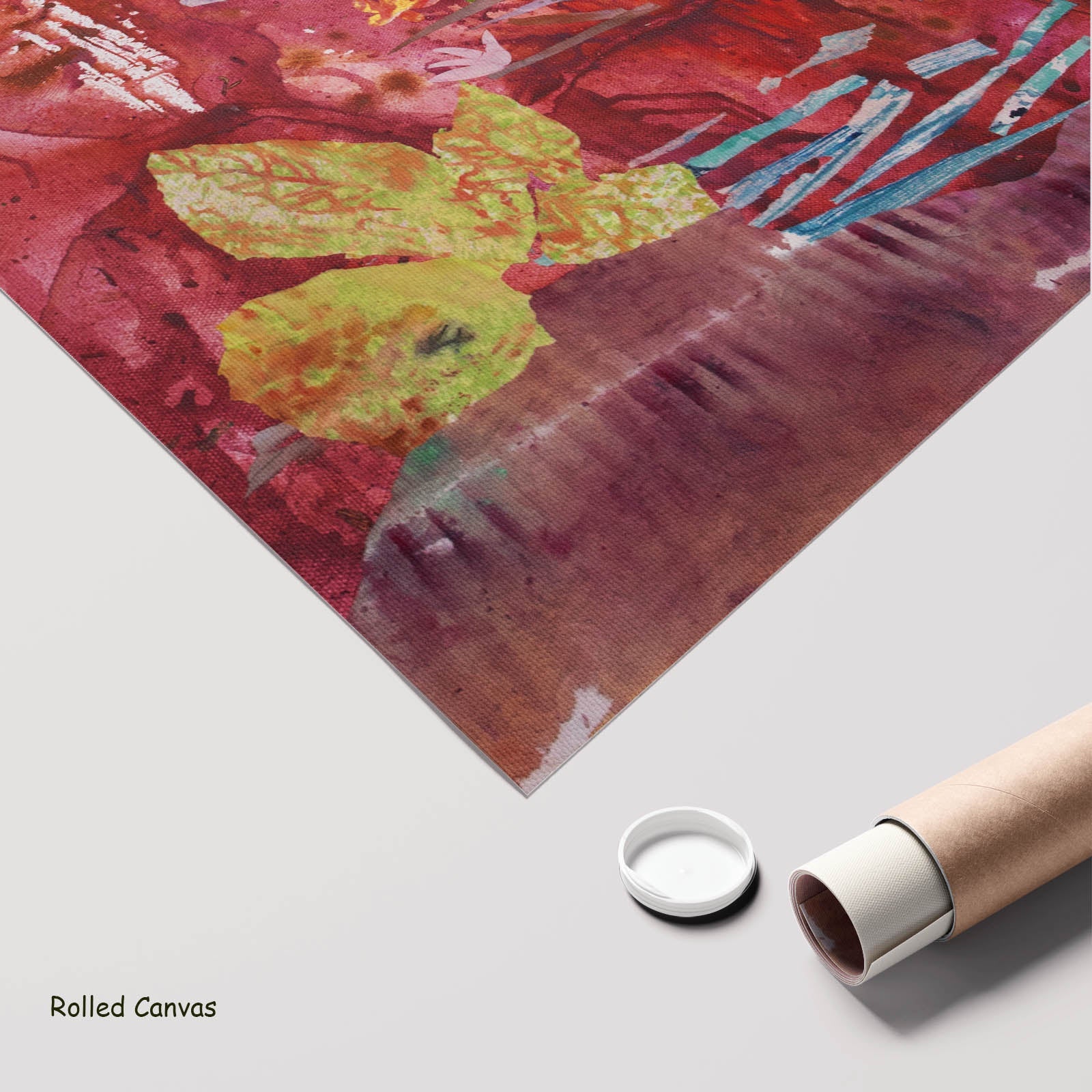 Mother Earth Large Scale Abstract art as a rolled canvas print