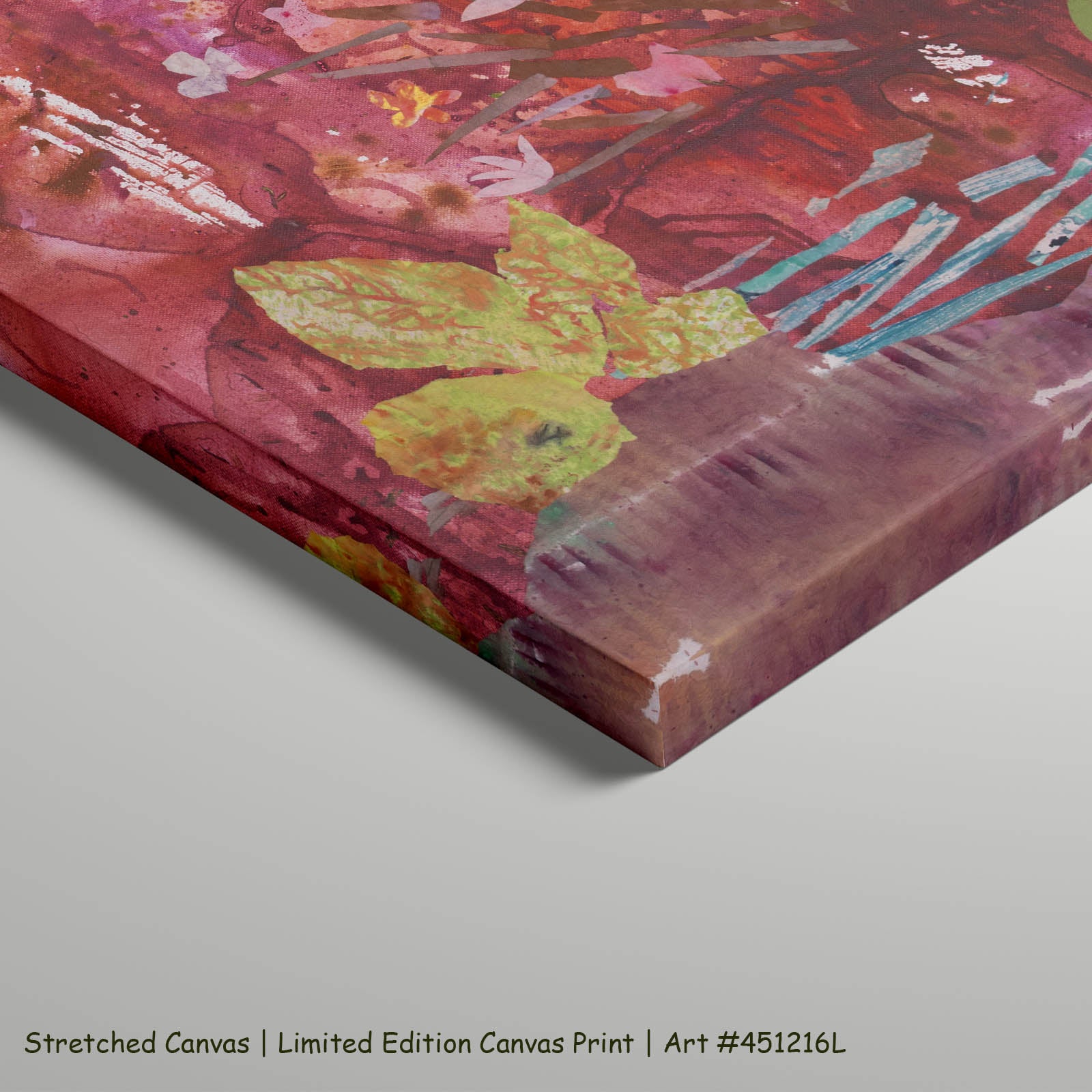 Mother Earth Large Scale Abstract art on stretched canvas