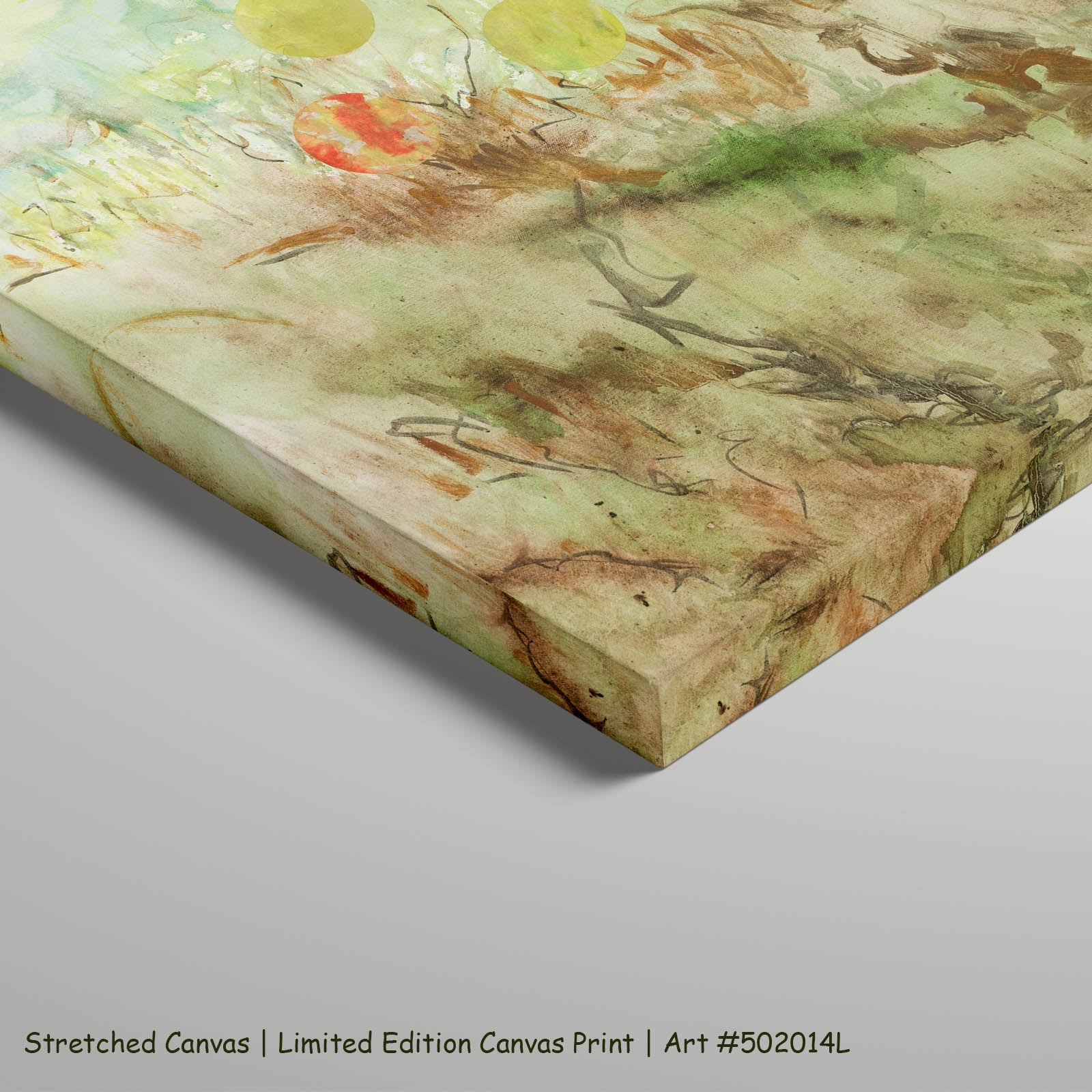 Cycle Without Resistance Large Scale Contemporary art on stretched canvas