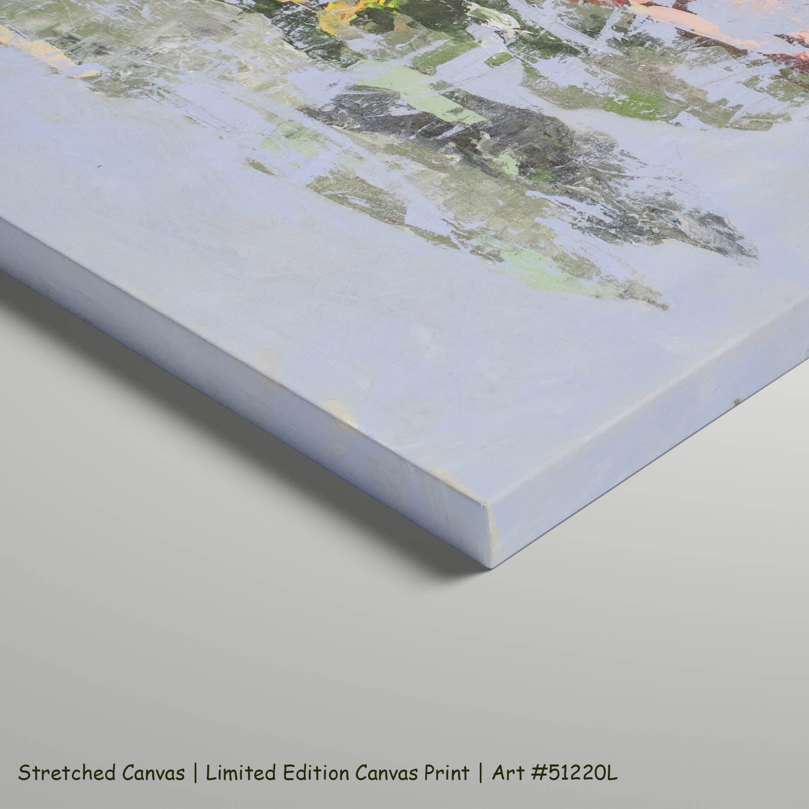 Forgotten Large Abstract art on stretched canvas