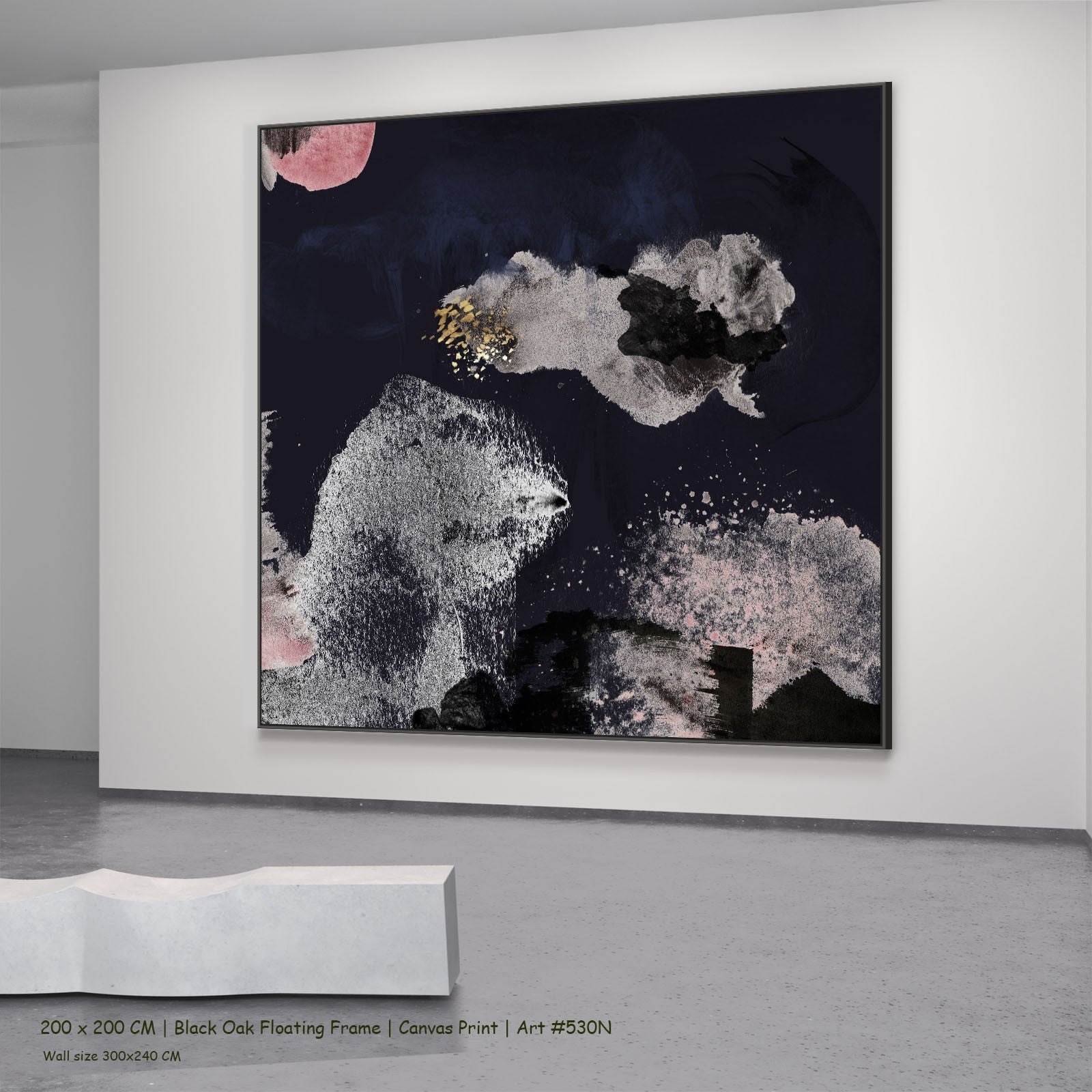 530N - 530N_200x200_black_oak_floating_frame_3