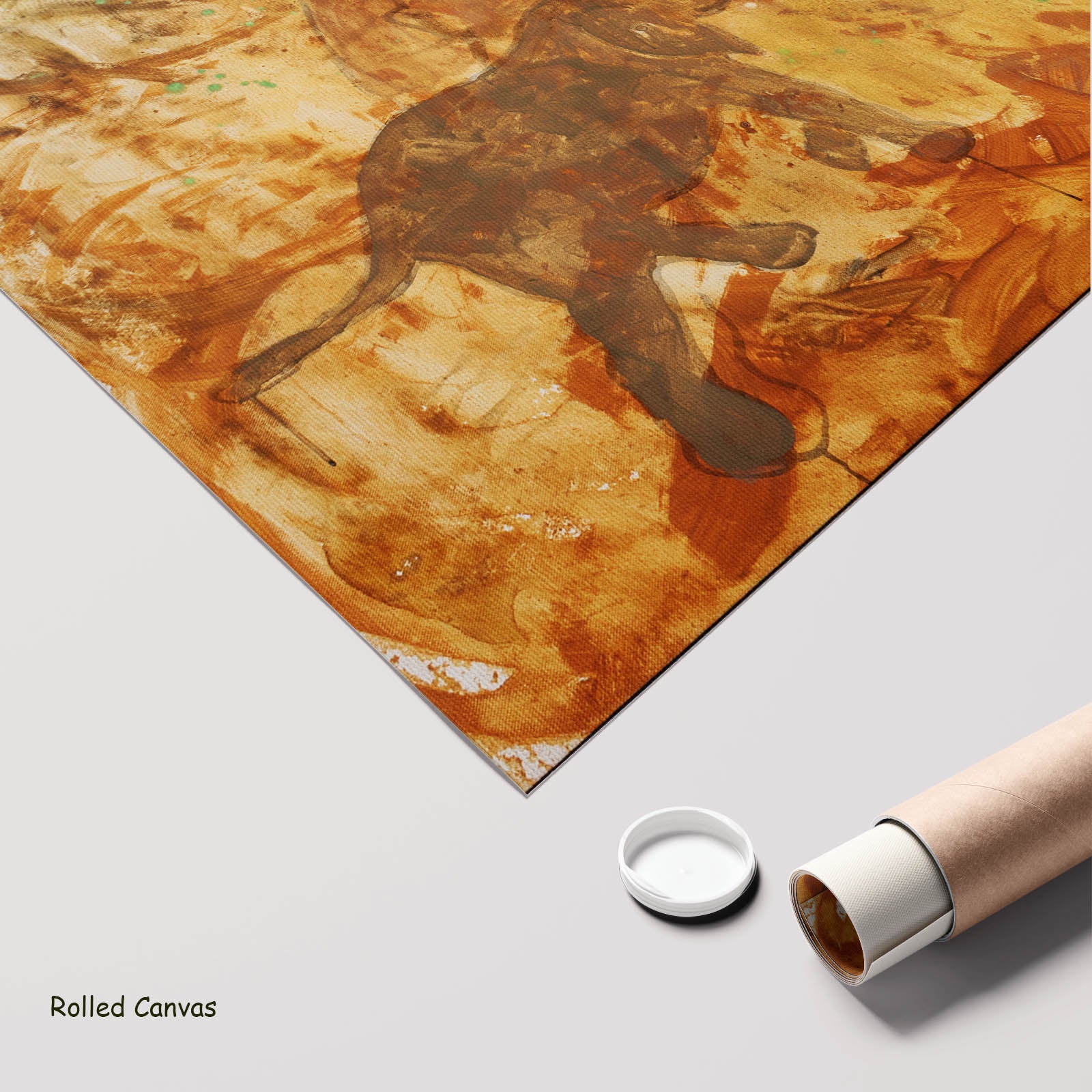 The Home I Don't Belong Oversized Modern art as a rolled canvas print