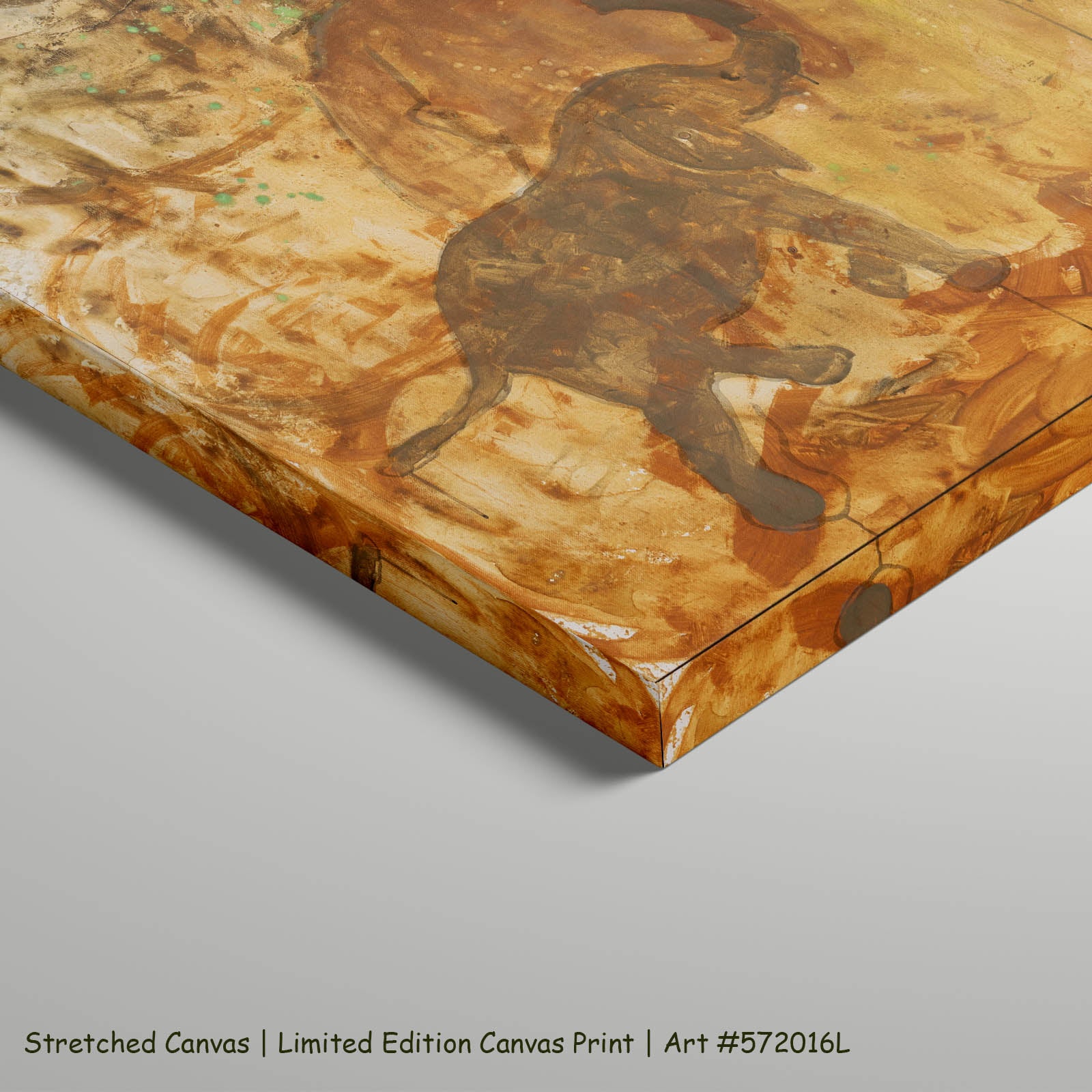The Home I Don't Belong Oversized Modern art on stretched canvas