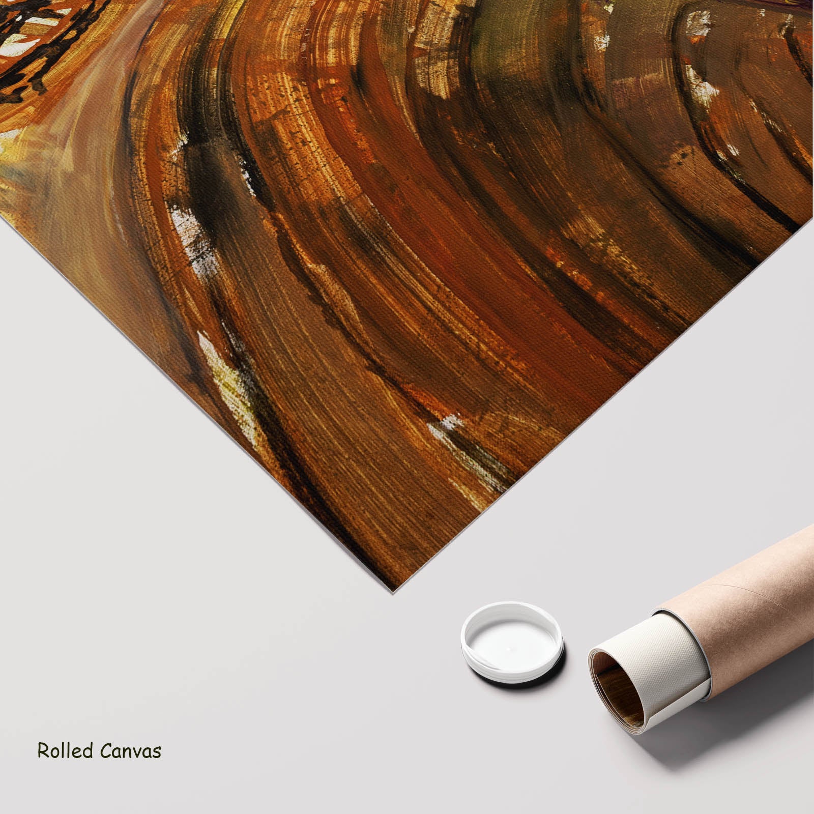 Remembrance Oversized Abstract art as a rolled canvas print
