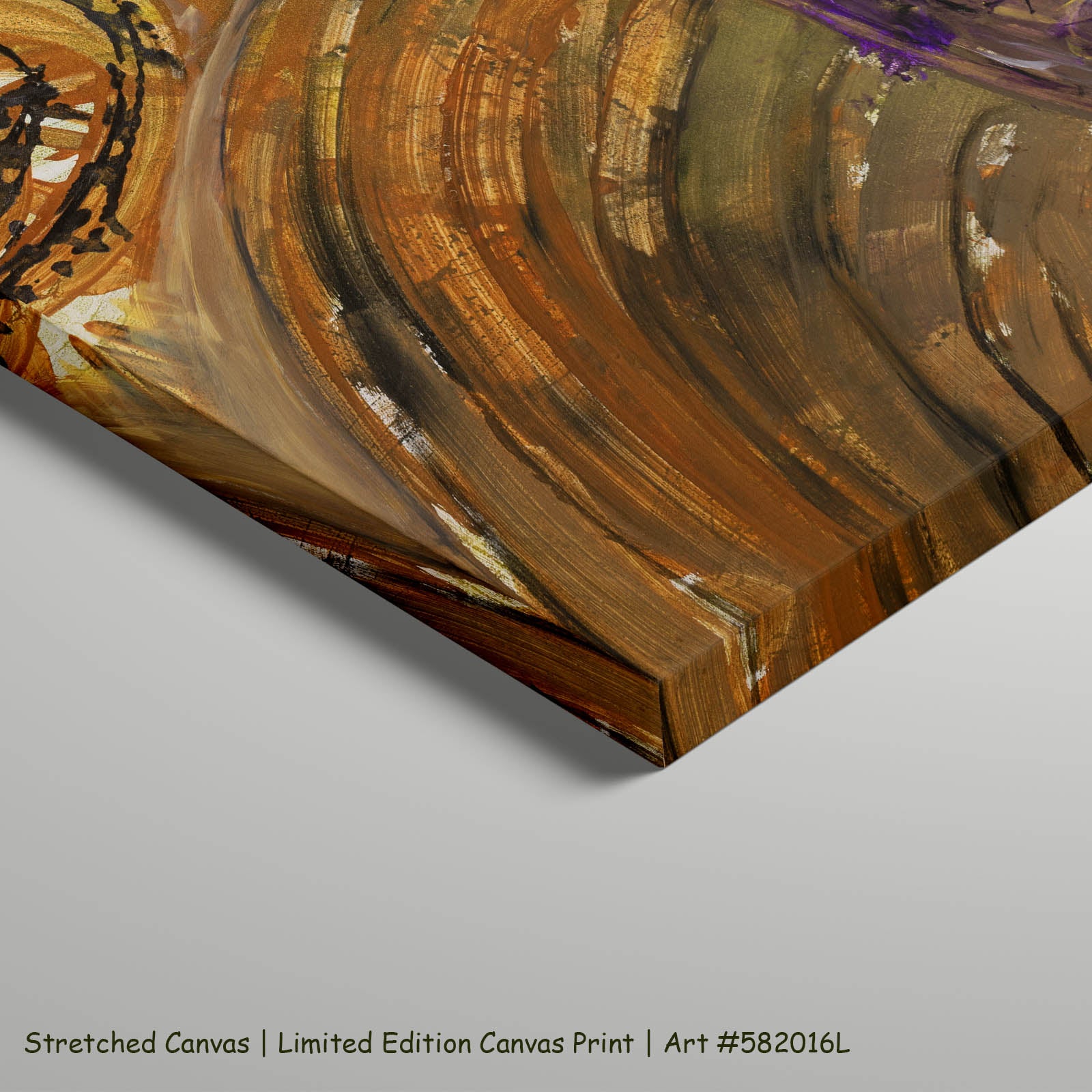 Remembrance Oversized Abstract art on stretched canvas