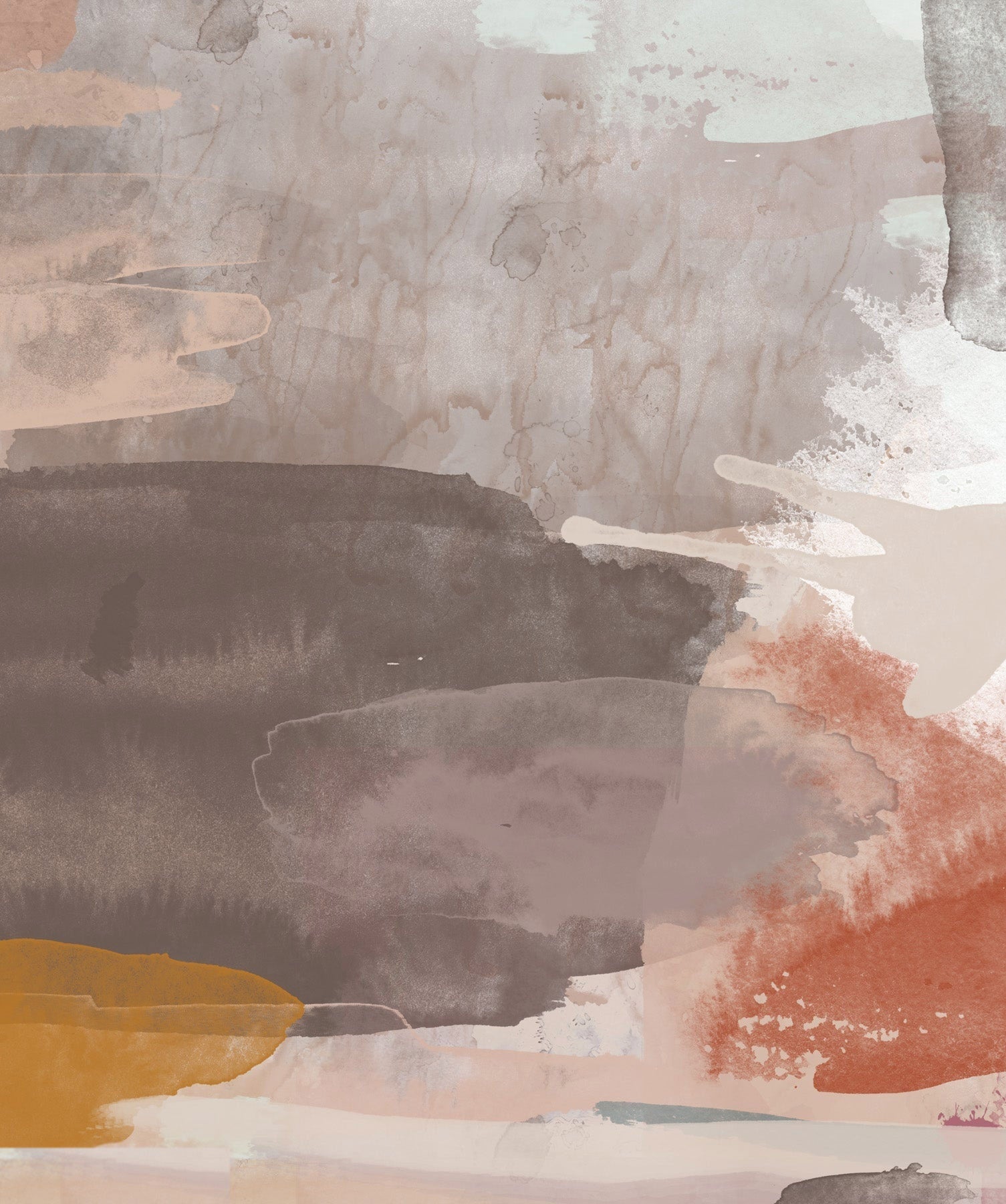 Sunset I — large abstract canvas print, main view