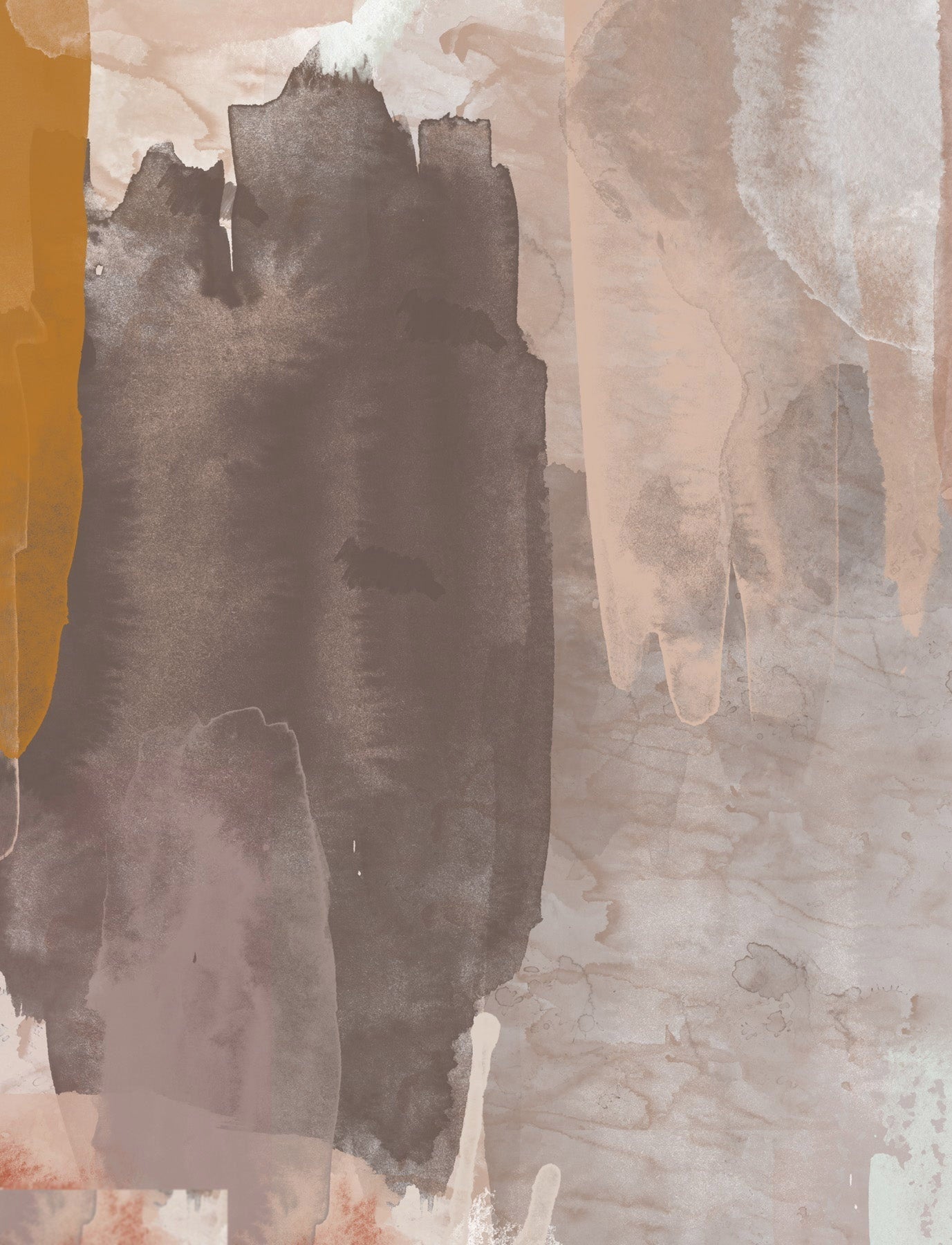 Sunset II — large abstract canvas print, main view