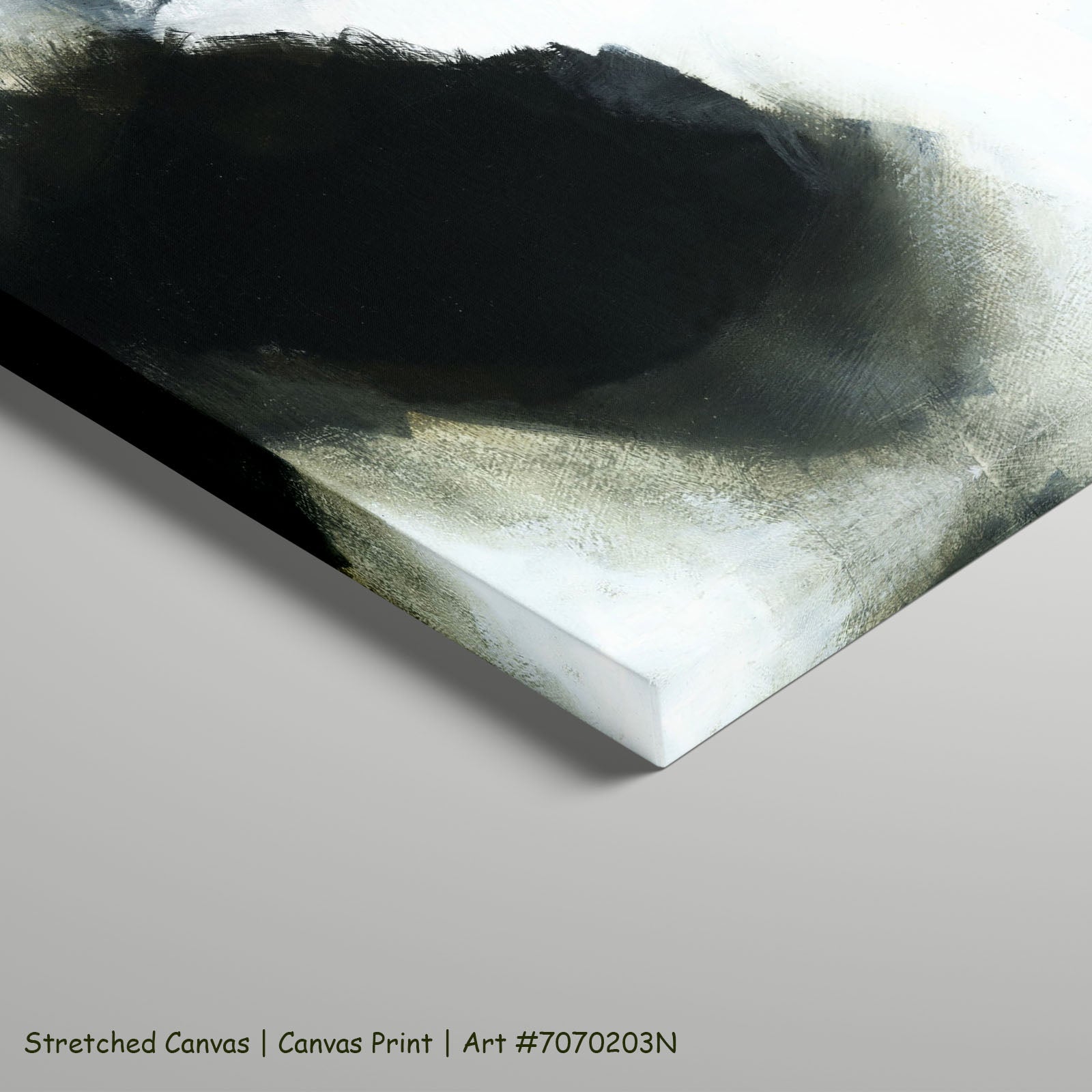 Monochrome Geometry IV — stretched canvas, 4.2cm depth