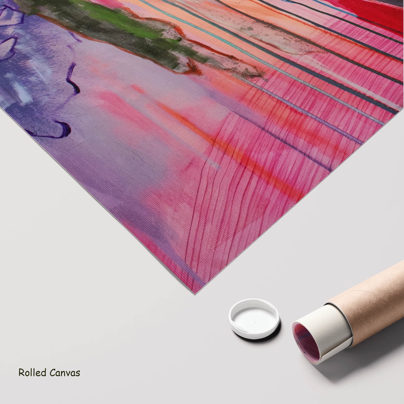 Rebellion Large Modern art as a rolled canvas print
