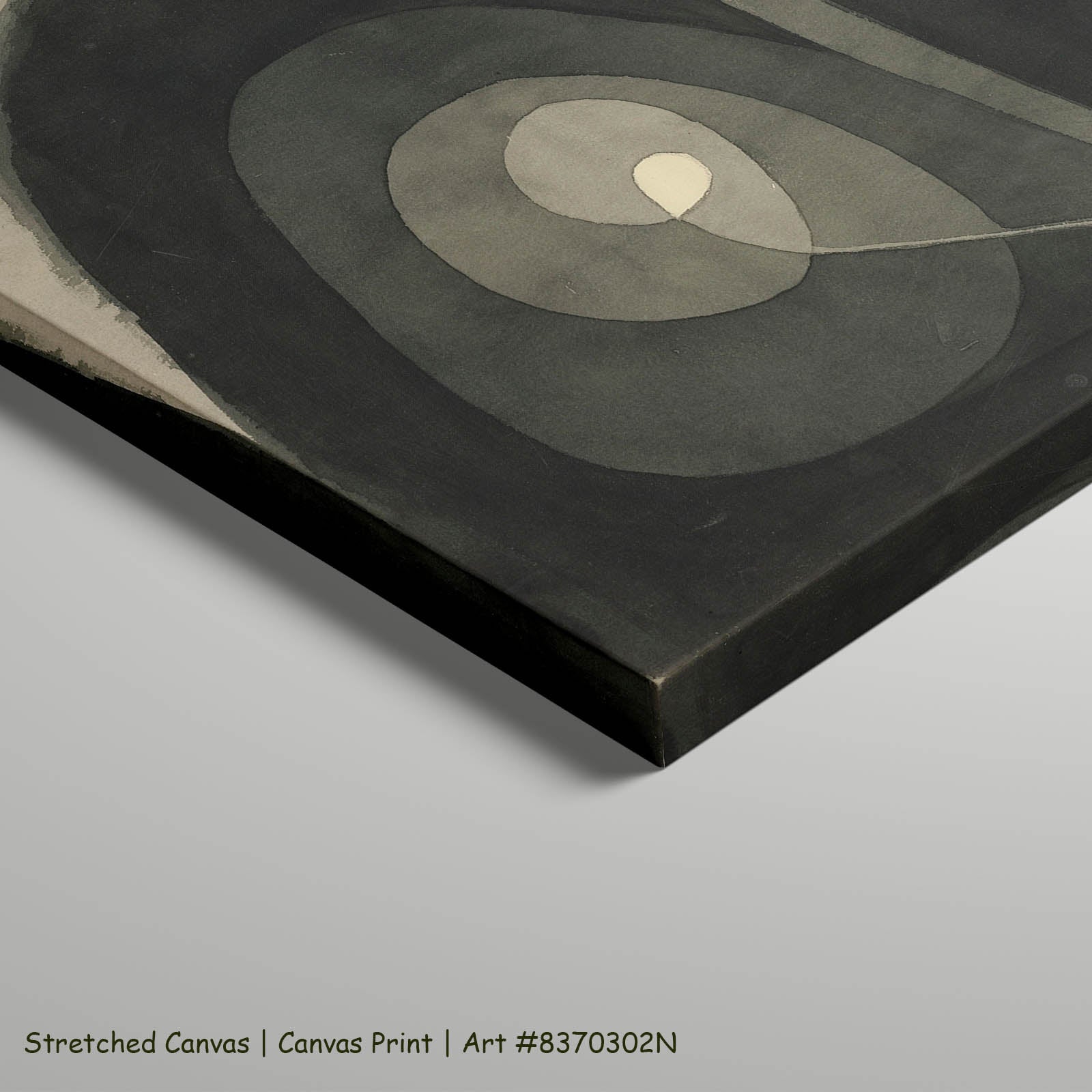 Spiral Screw Flowers III Abstract art on stretched canvas