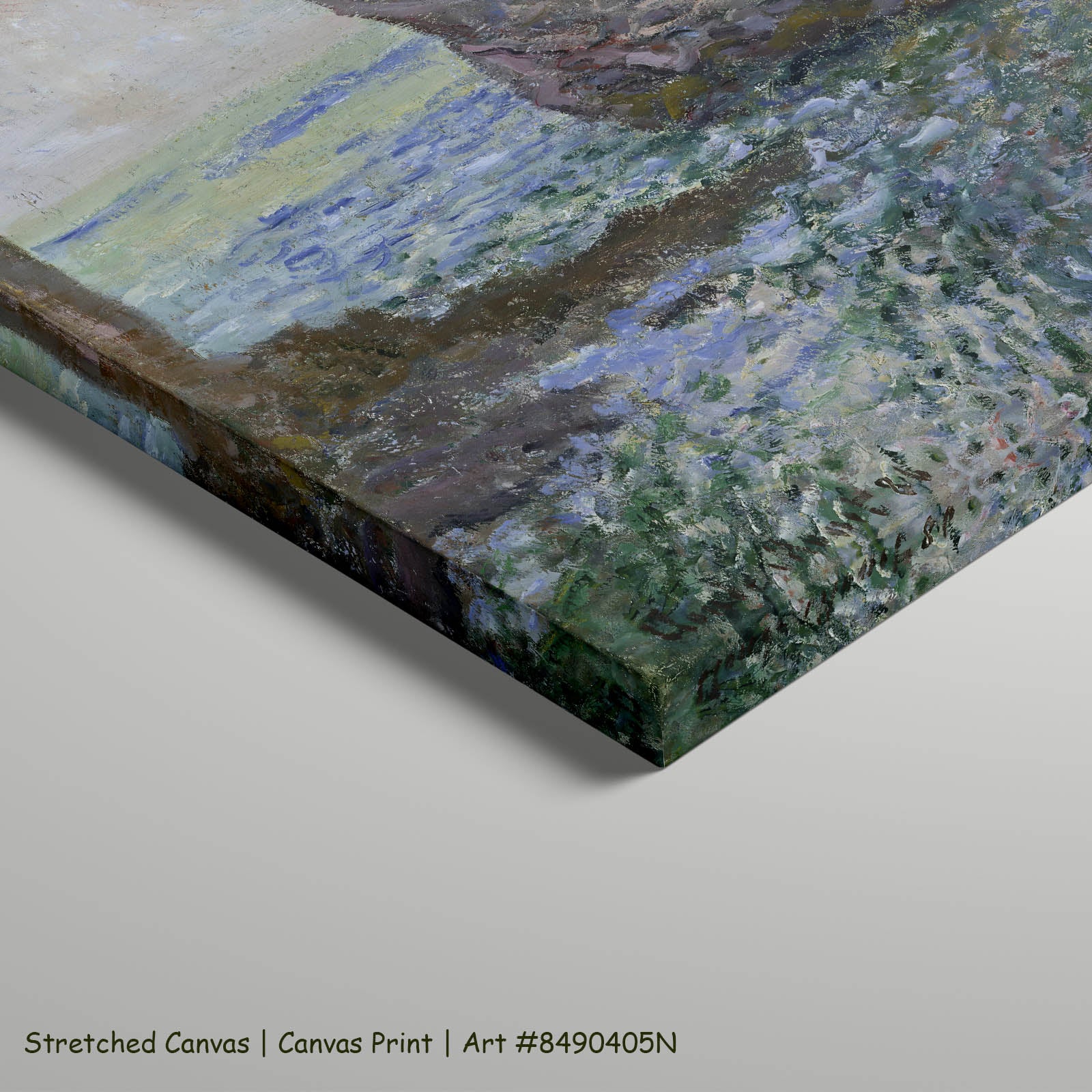 The Manneporte near Étretat Coastal art on stretched canvas