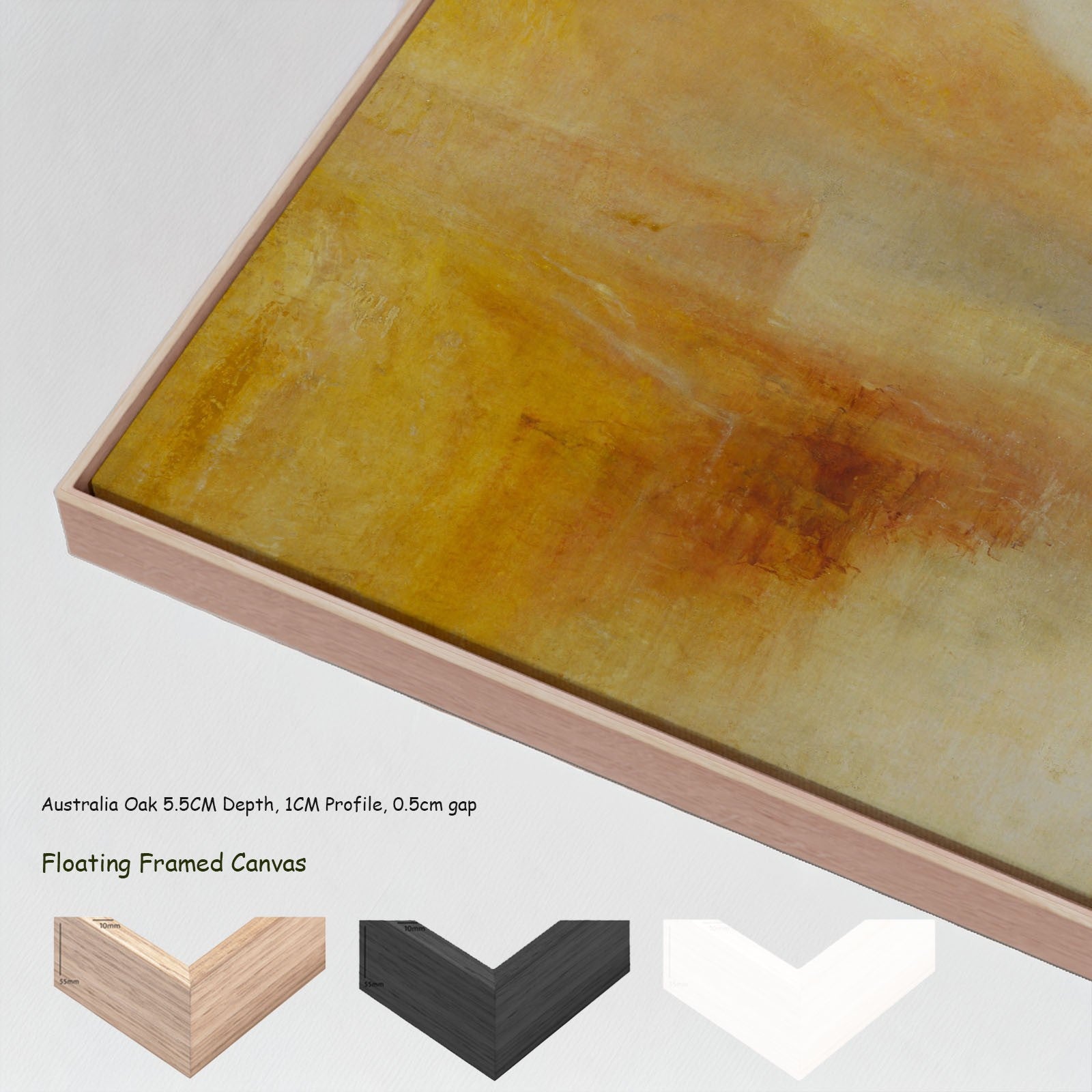 Inverary Pier, Loch Fyne: Morning canvas wall art with floating frame options