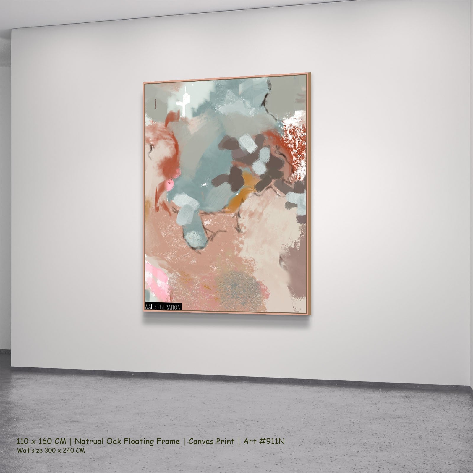 911N - 911N_110x160_natrual_oak_floating_frame_2