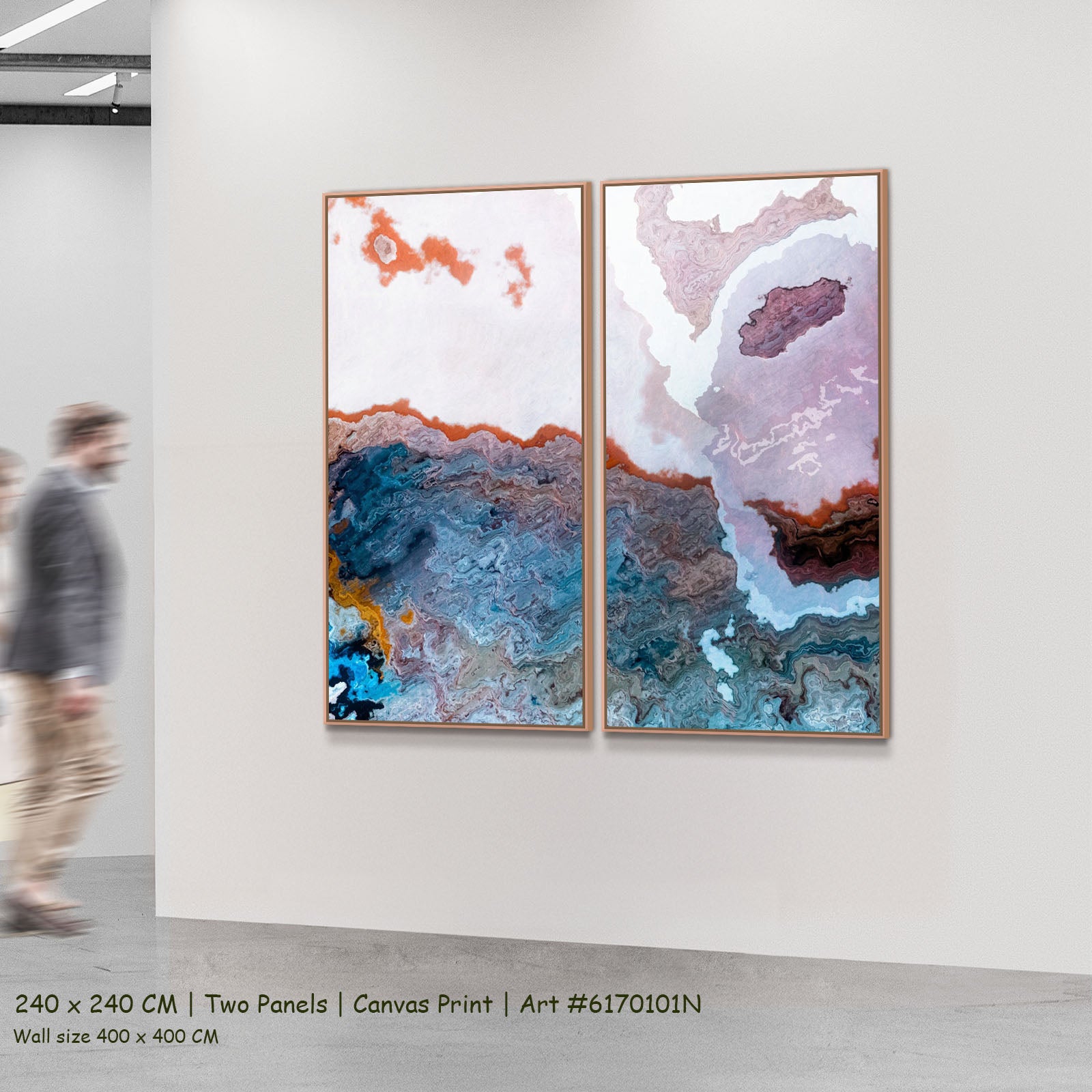 913N — 2-panel mockup, large canvas print