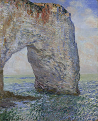 The Manneporte near Étretat — Tall Coastal canvas wall art by Claude Monet