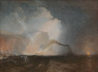 Staffa, Fingal's Cave — Oversized Seascape canvas wall art by J.M.W. Turner