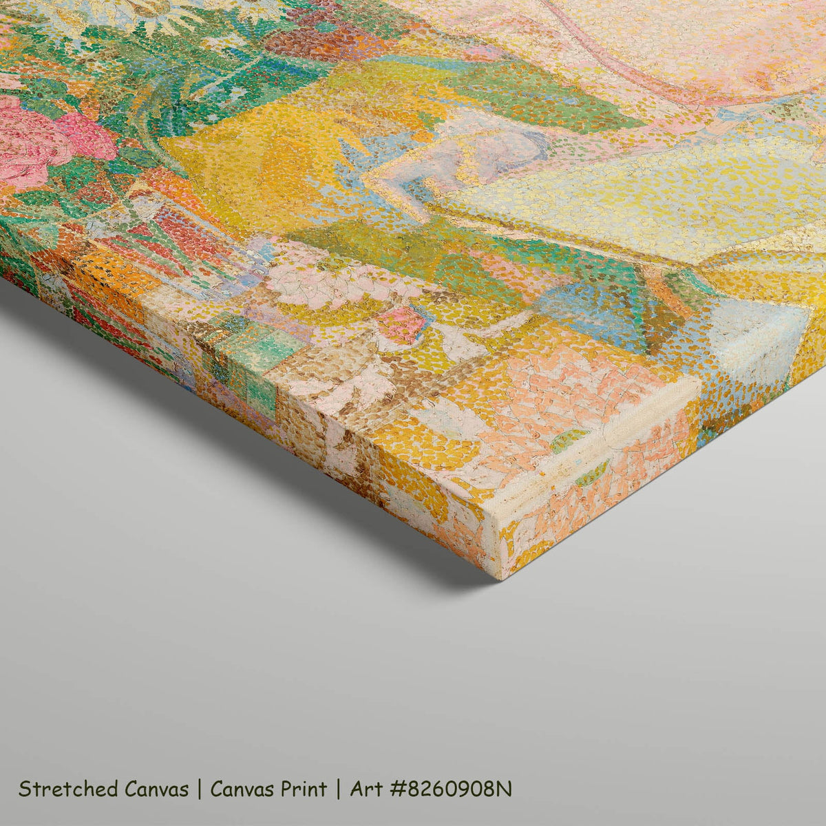 Jan Toorop — Portrait of Marie Jeanette de Lange Portrait art on stretched canvas