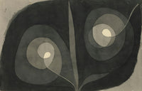 Spiral Screw Flowers III — Abstract canvas wall art by Paul Klee