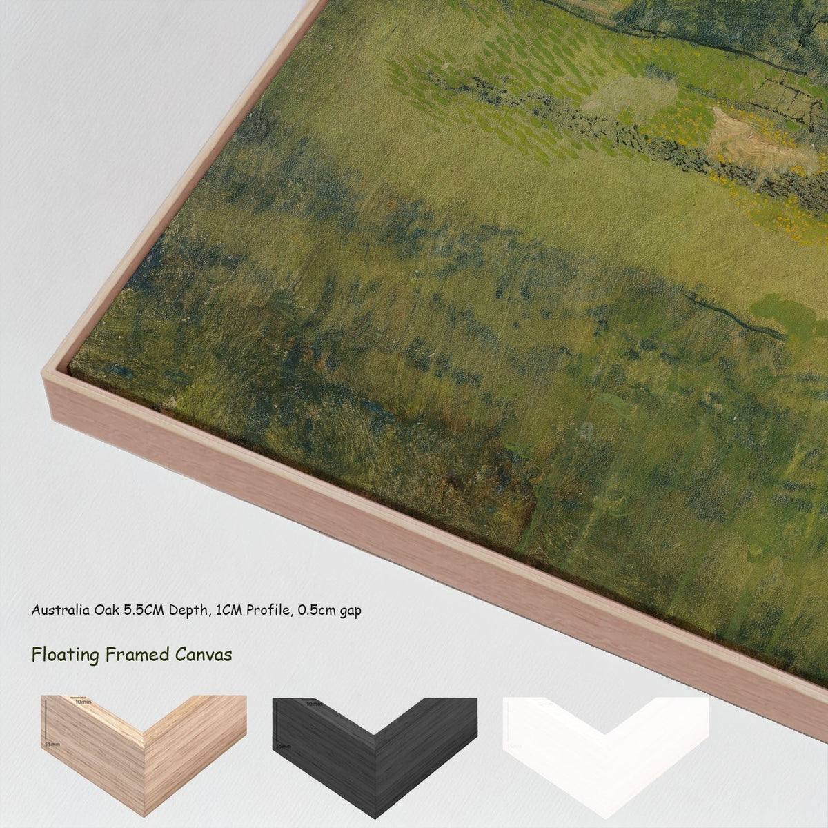 Richard Nicolaus Roland Holst — Orchard at Eemnes canvas wall art with floating frame options