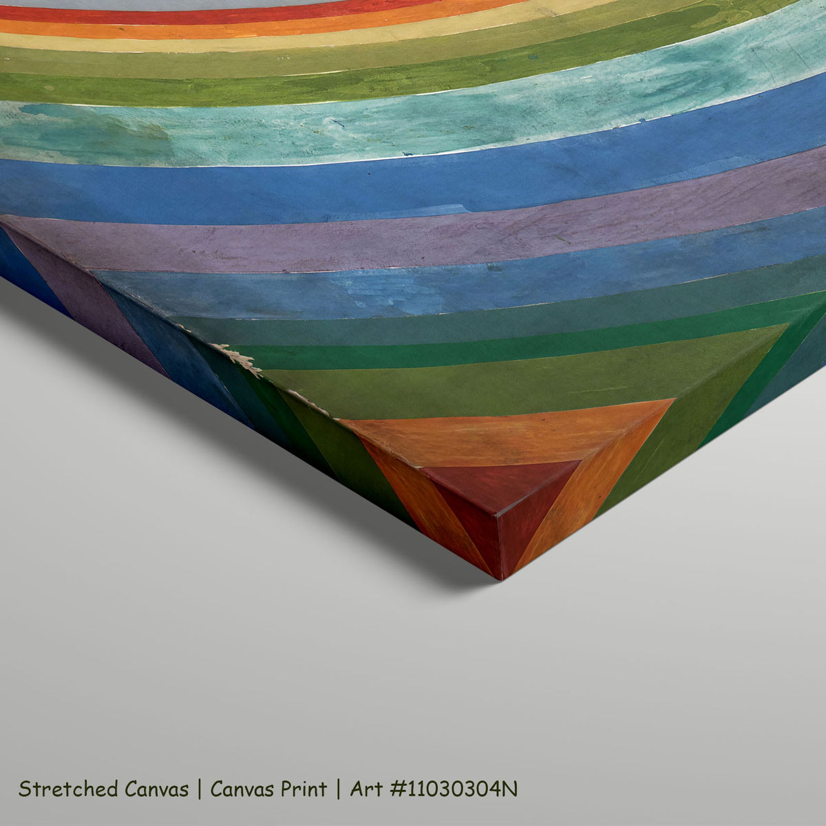 Rythme n°2, décoration pour le salon by Robert Delaunay as a large stretched blue and orange Abstract canvas print
