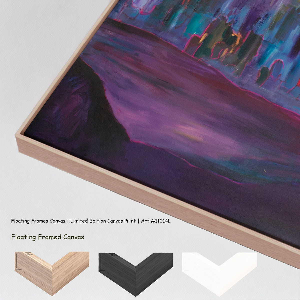 Summer Jiang — Between Two Worlds Large Scale canvas wall art with floating frame options