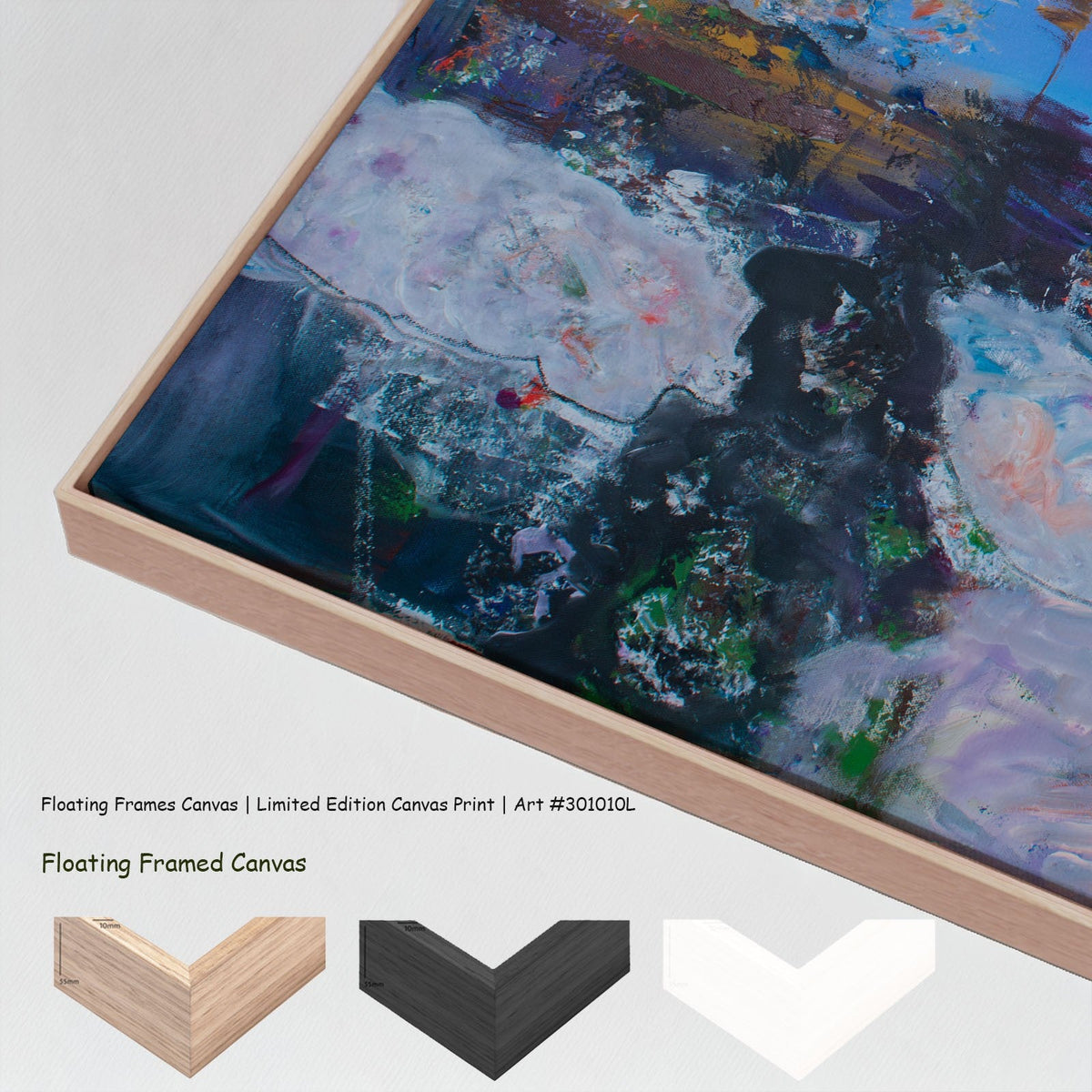 Summer Jiang — Holding On Extra Large canvas wall art with floating frame options