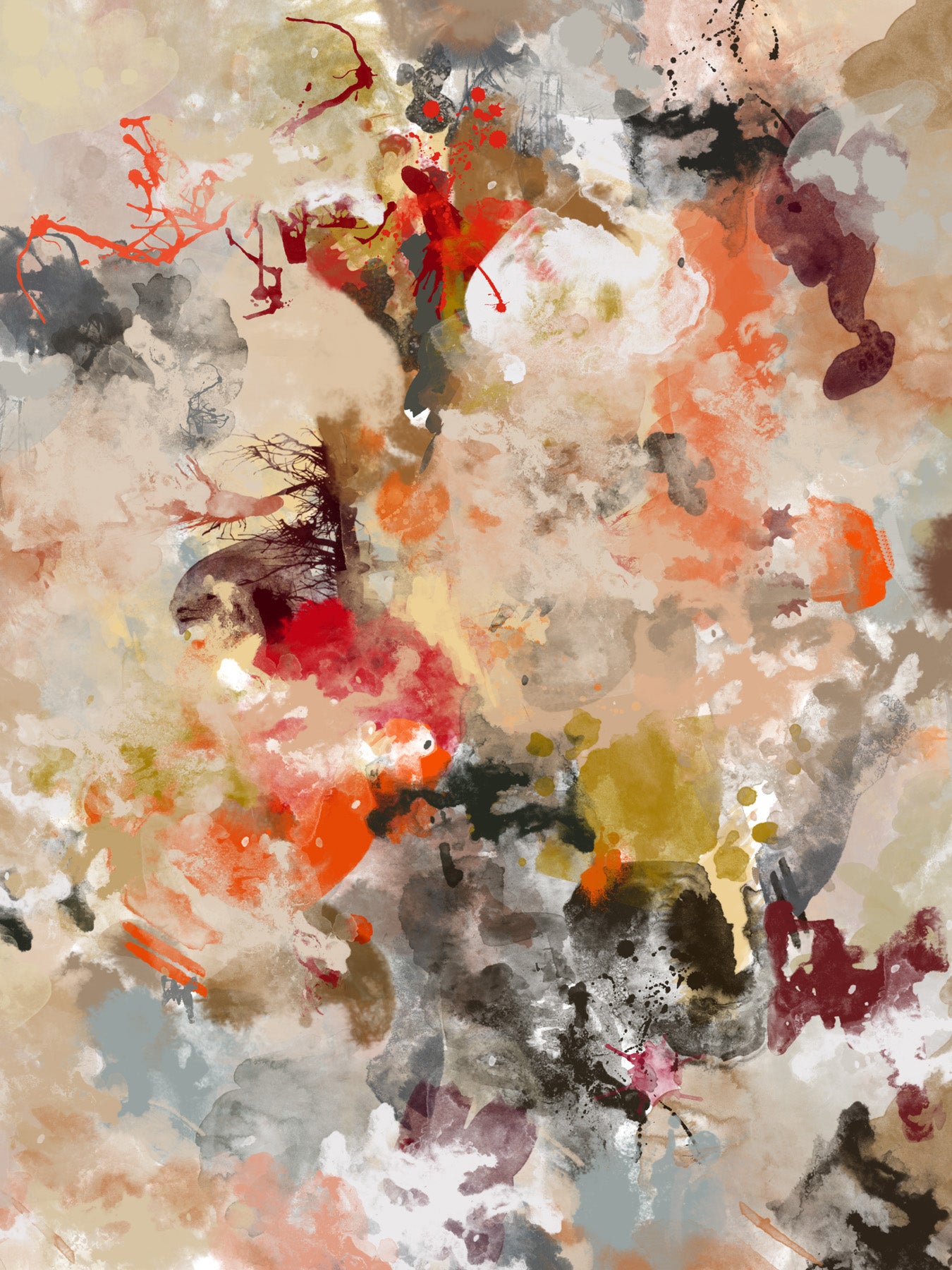 Release — Extra Large Abstract canvas wall art