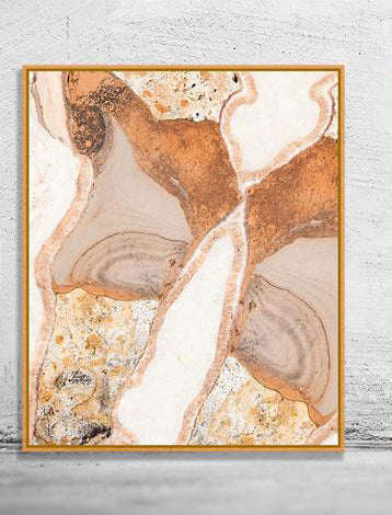 Twin Flames Contemporary canvas wall art (view 3)